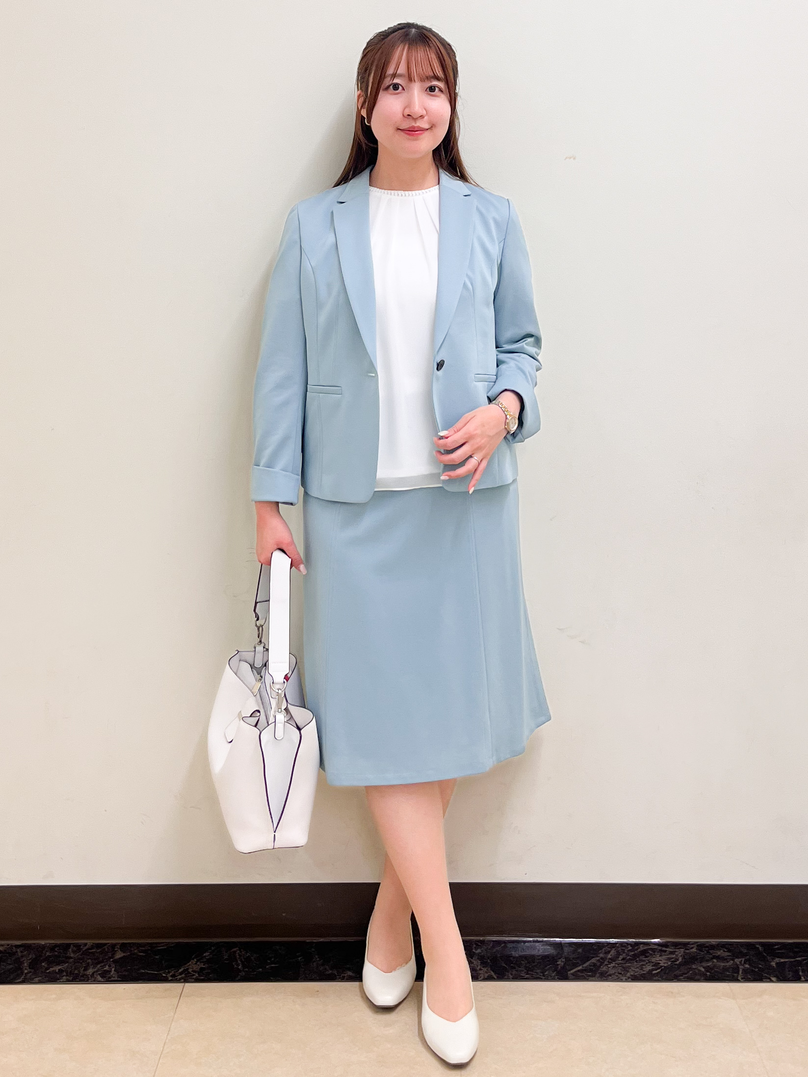 mikikoさんの「Reflect｜【SS-4Lサイズ／UVカット／接触冷感】匠ジャケット／ベーシックテーラード」を使ったコーディネート
