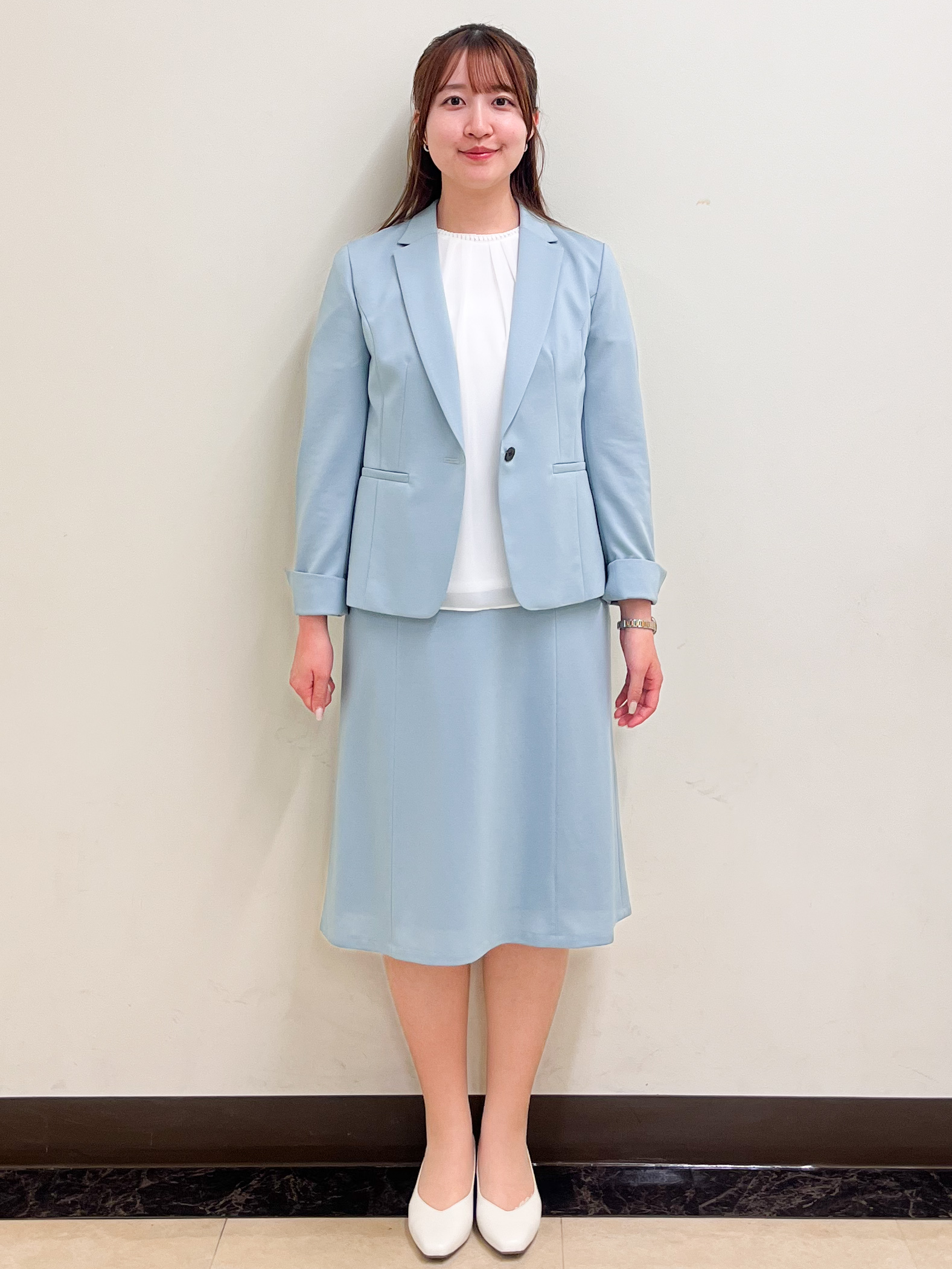 mikikoさんの「Reflect｜【SS-4Lサイズ／UVカット／接触冷感】匠ジャケット／ベーシックテーラード」を使ったコーディネート