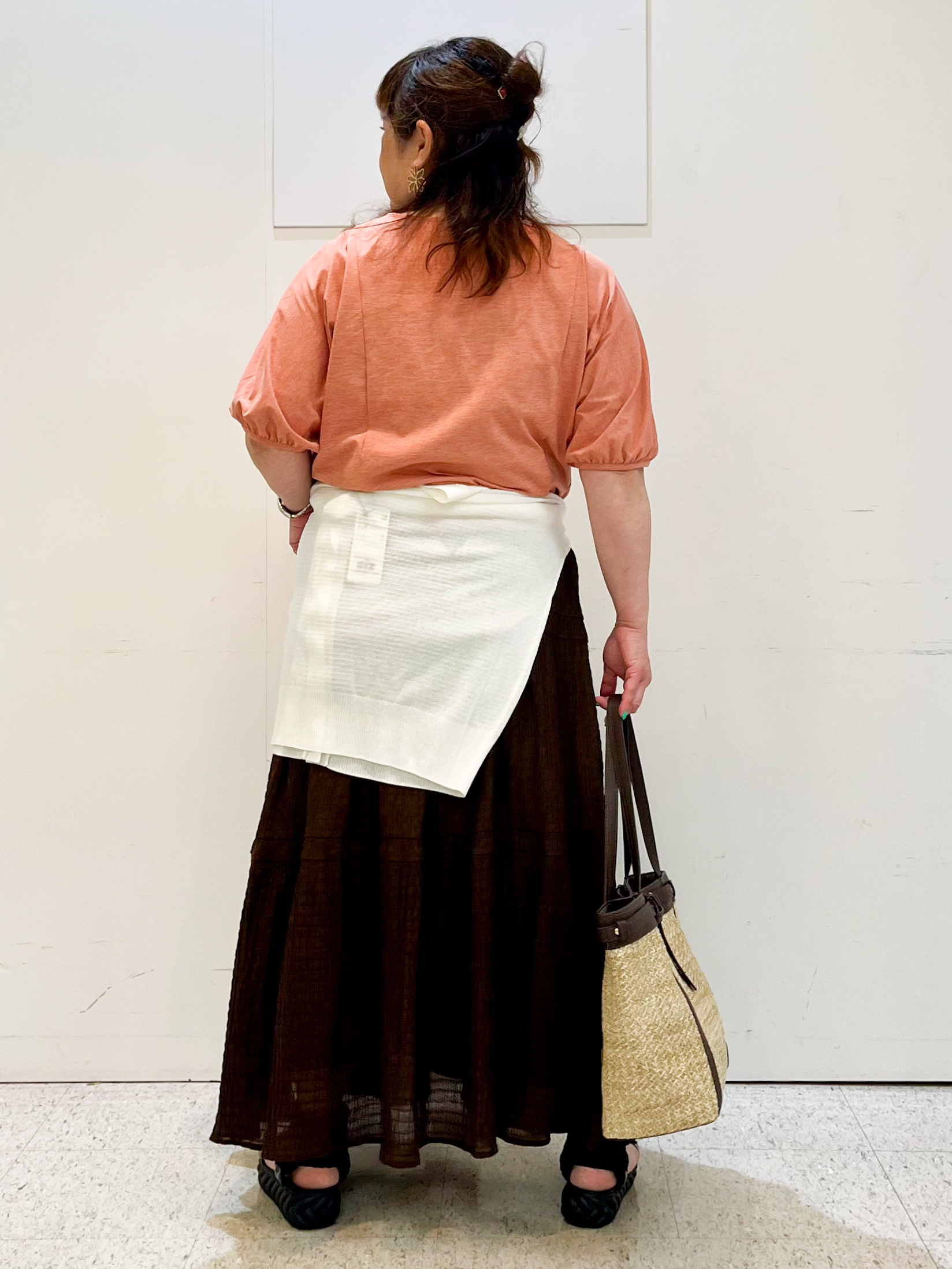 kimmyさんの「Reflect｜【UVカット／接触冷感／吸水速乾】ギャザースリーブカットソー」を使ったコーディネート