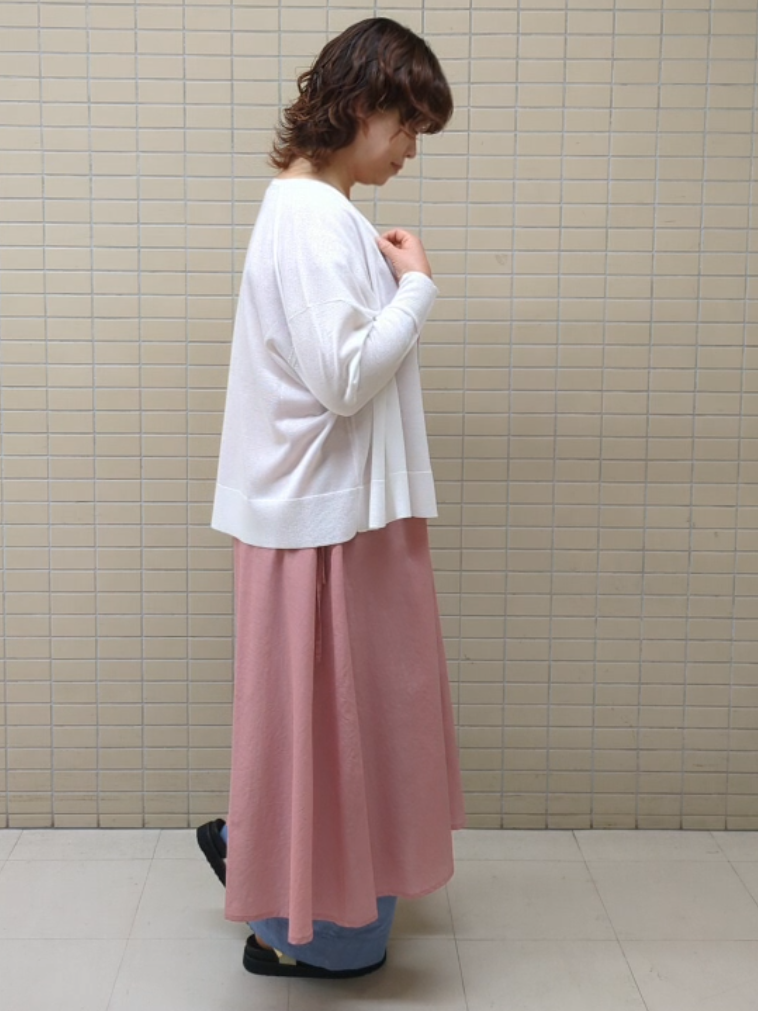 ハム太郎さんの「Reflect｜【通気性あり／涼しい／マシンウォッシャブル】フロントボタンワンピース」を使ったコーディネート