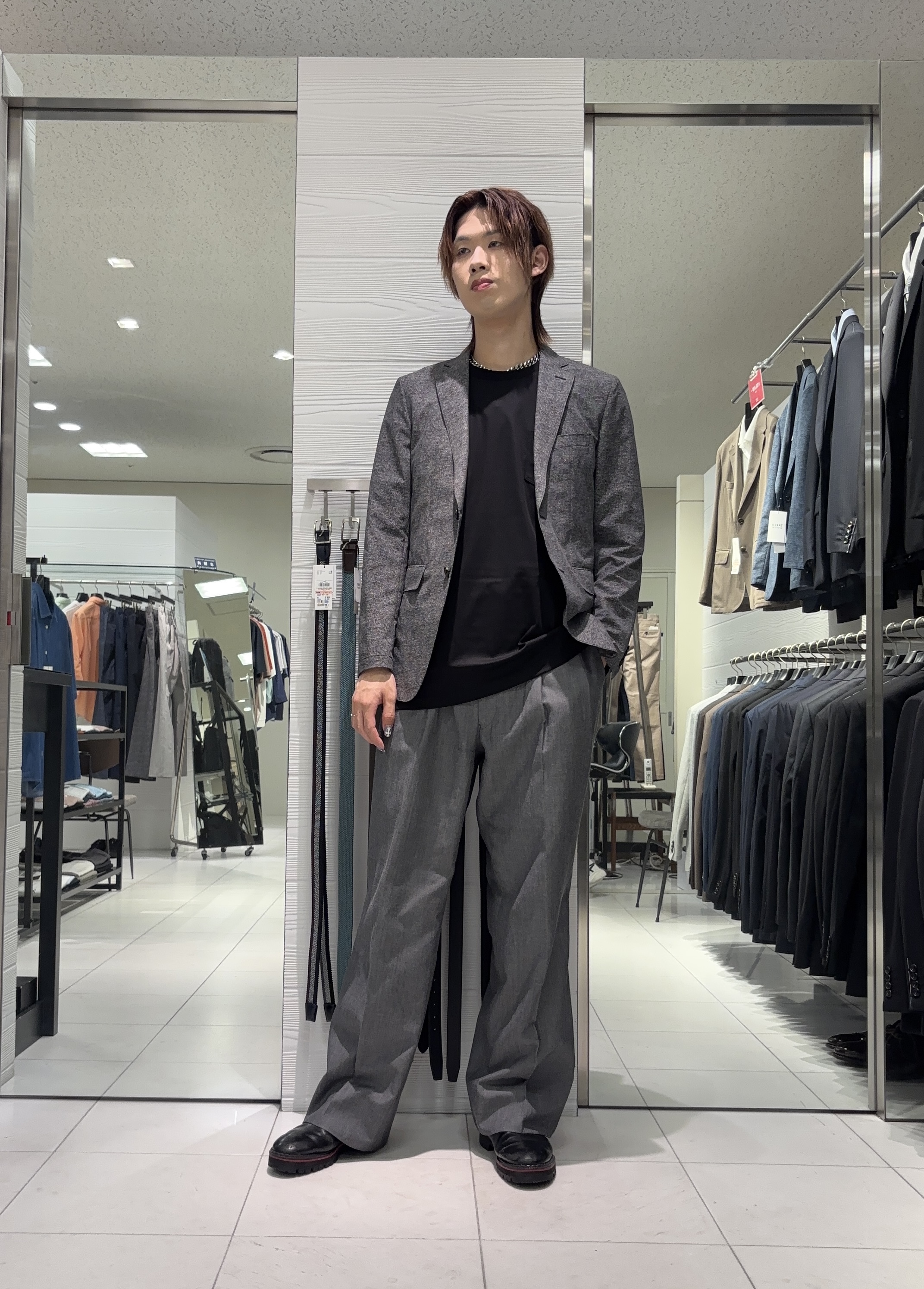 こうへいさんの「TAKEO KIKUCHI｜【BOWLER HAT LABEL】アイスクリアコットンボーラーハットウォーカー 半袖ポケT」を使ったコーディネート