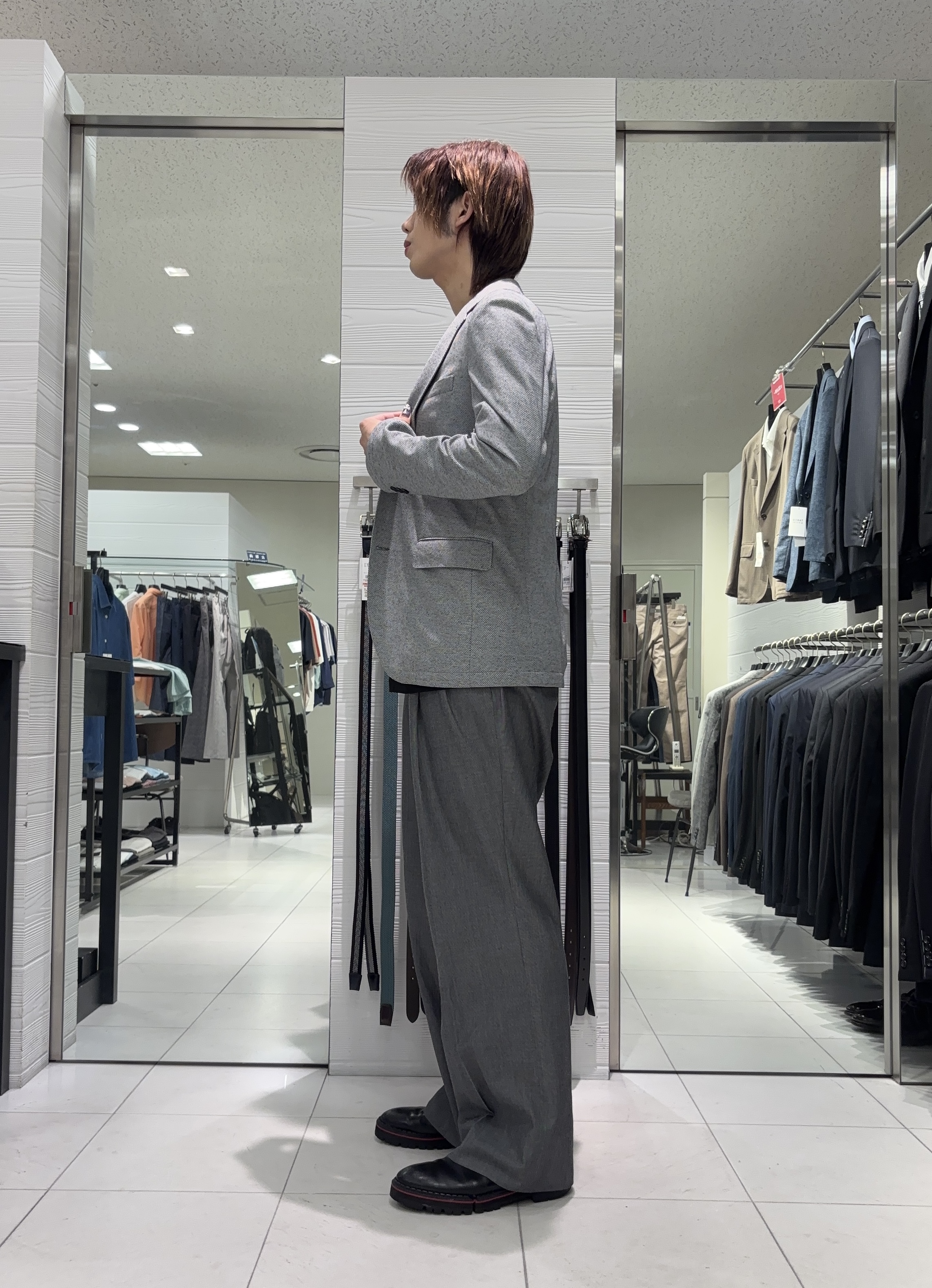 こうへいさんの「TAKEO KIKUCHI｜【抗菌防臭】CALCULO（R）ジャージ ジャケット」を使ったコーディネート