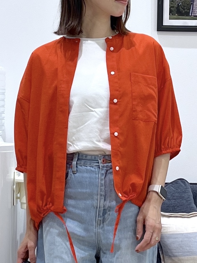 canaさんの「Dessin｜【高通気/セットアップ可】ハーフスリーブドロストシャツブラウス」を使ったコーディネート