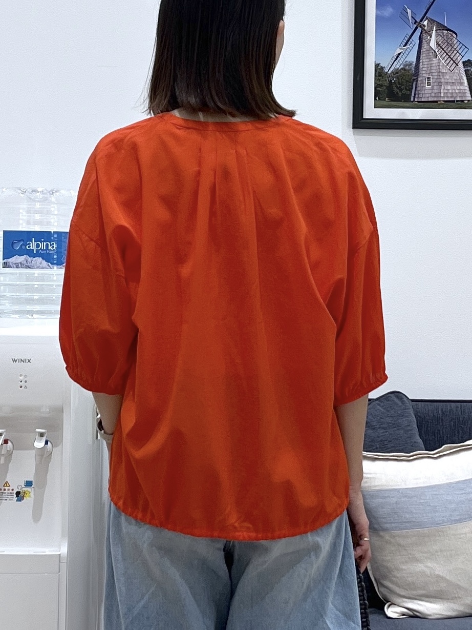 canaさんの「Dessin｜【高通気/セットアップ可】ハーフスリーブドロストシャツブラウス」を使ったコーディネート