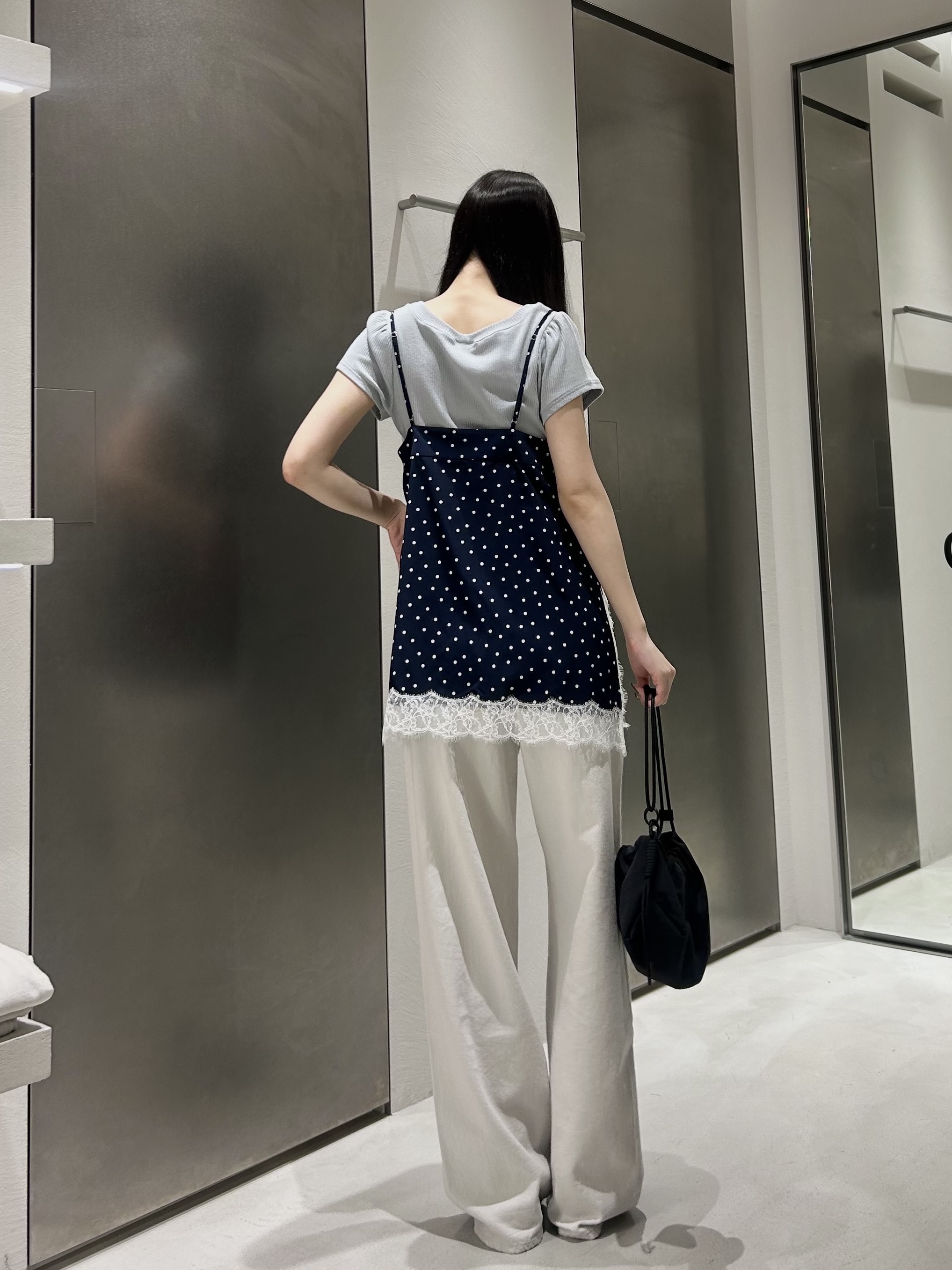 miniさんの「CODE A｜M everyday rib button tee」を使ったコーディネート
