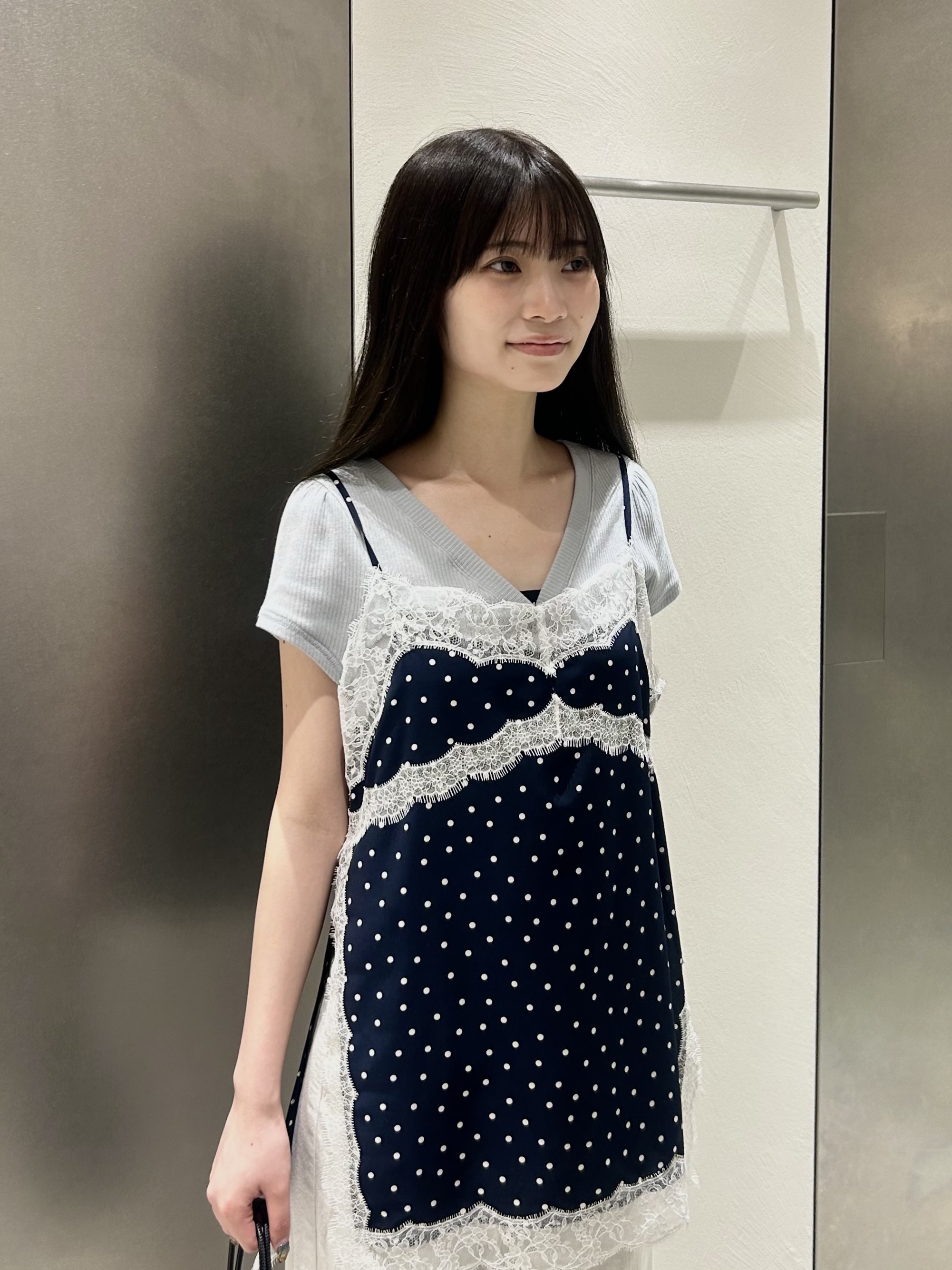 miniさんの「CODE A｜M everyday rib button tee」を使ったコーディネート