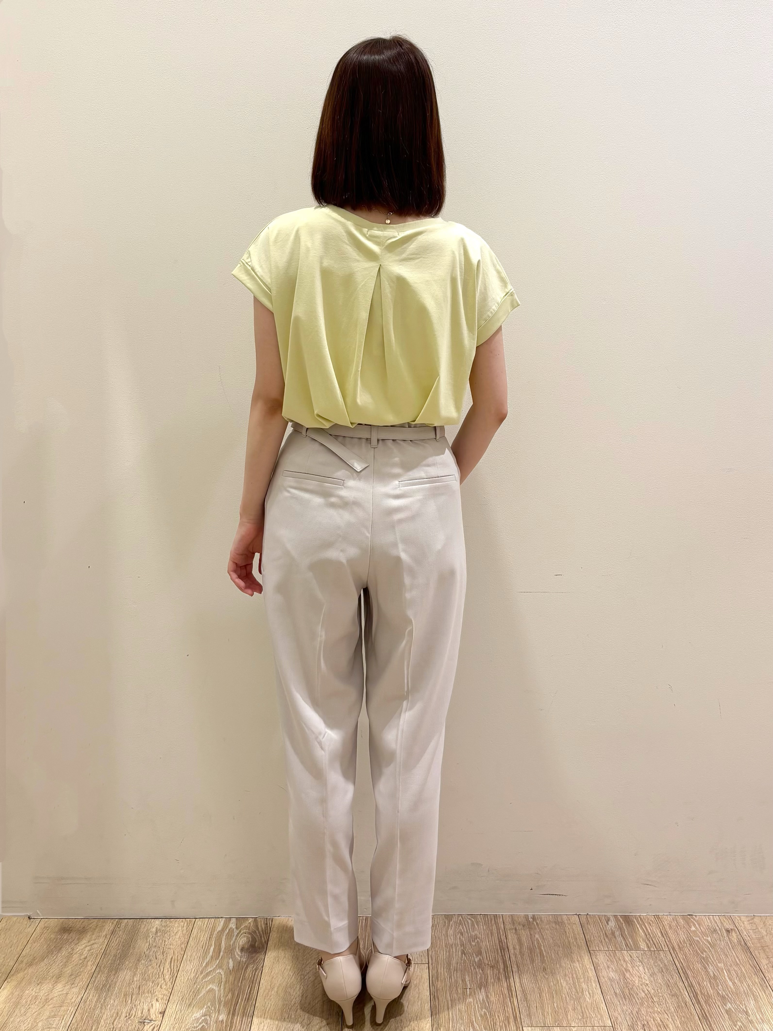 honamiさんの「index｜【接触冷感／UV】ワンポイント刺繍Tシャツ《7col／XS~3L／洗濯機OK》」を使ったコーディネート