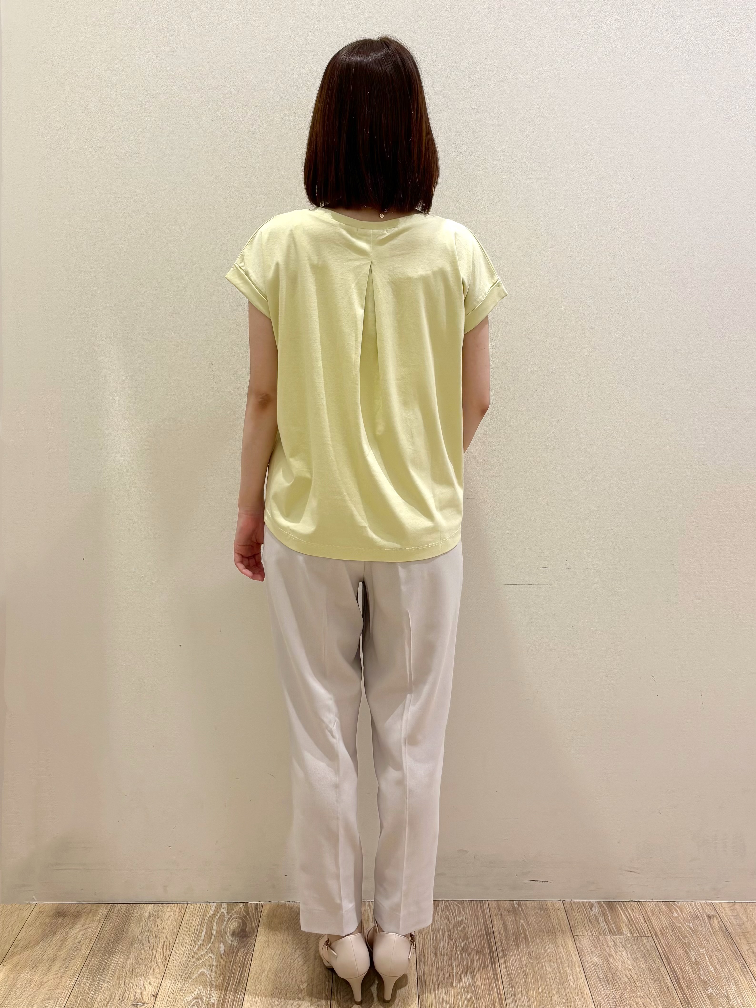 honamiさんの「index｜【接触冷感／UV】ワンポイント刺繍Tシャツ《7col／XS~3L／洗濯機OK》」を使ったコーディネート