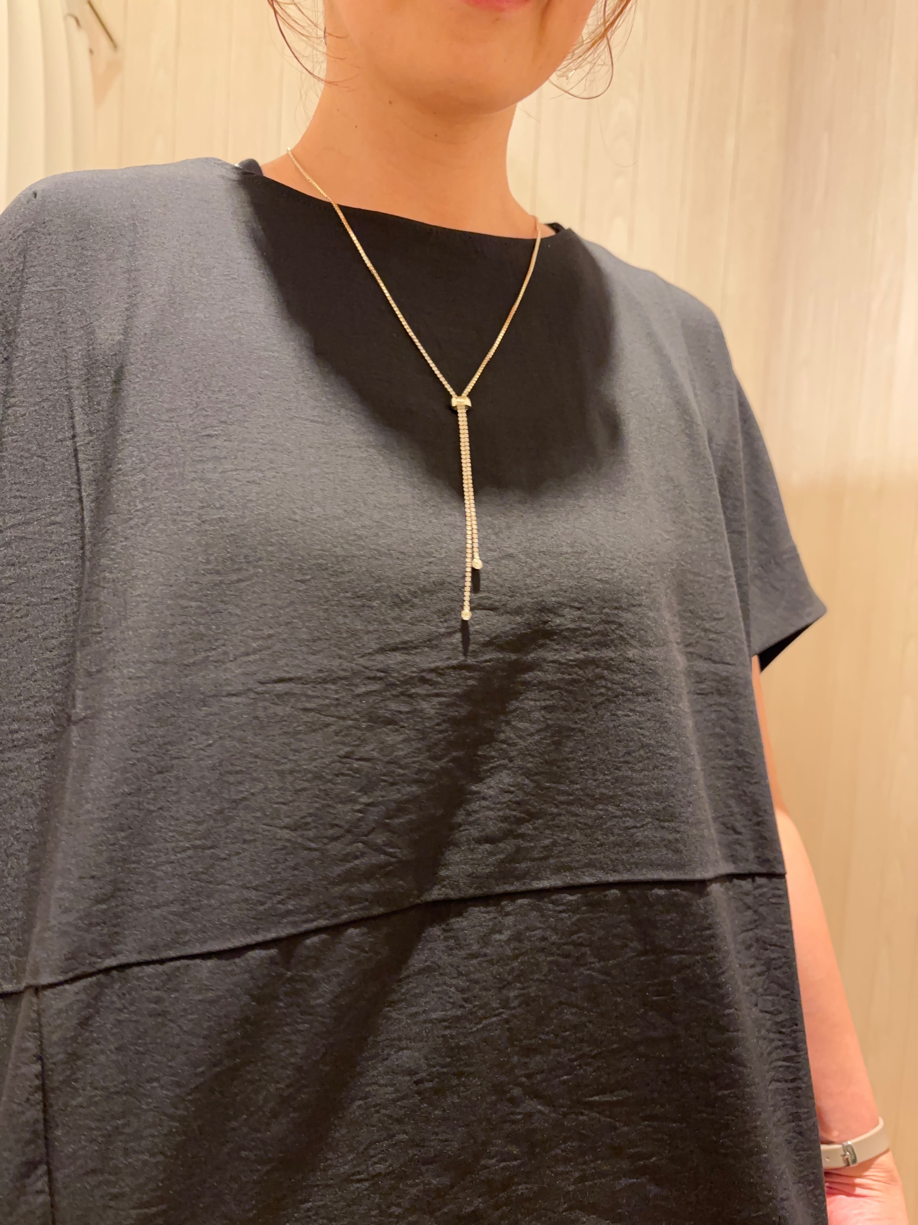 あいこさんの「SHOO･LA･RUE｜【洗濯機可/セットアップ可】軽凛(かろりん) ひんやり切替コクーントップス」を使ったコーディネート