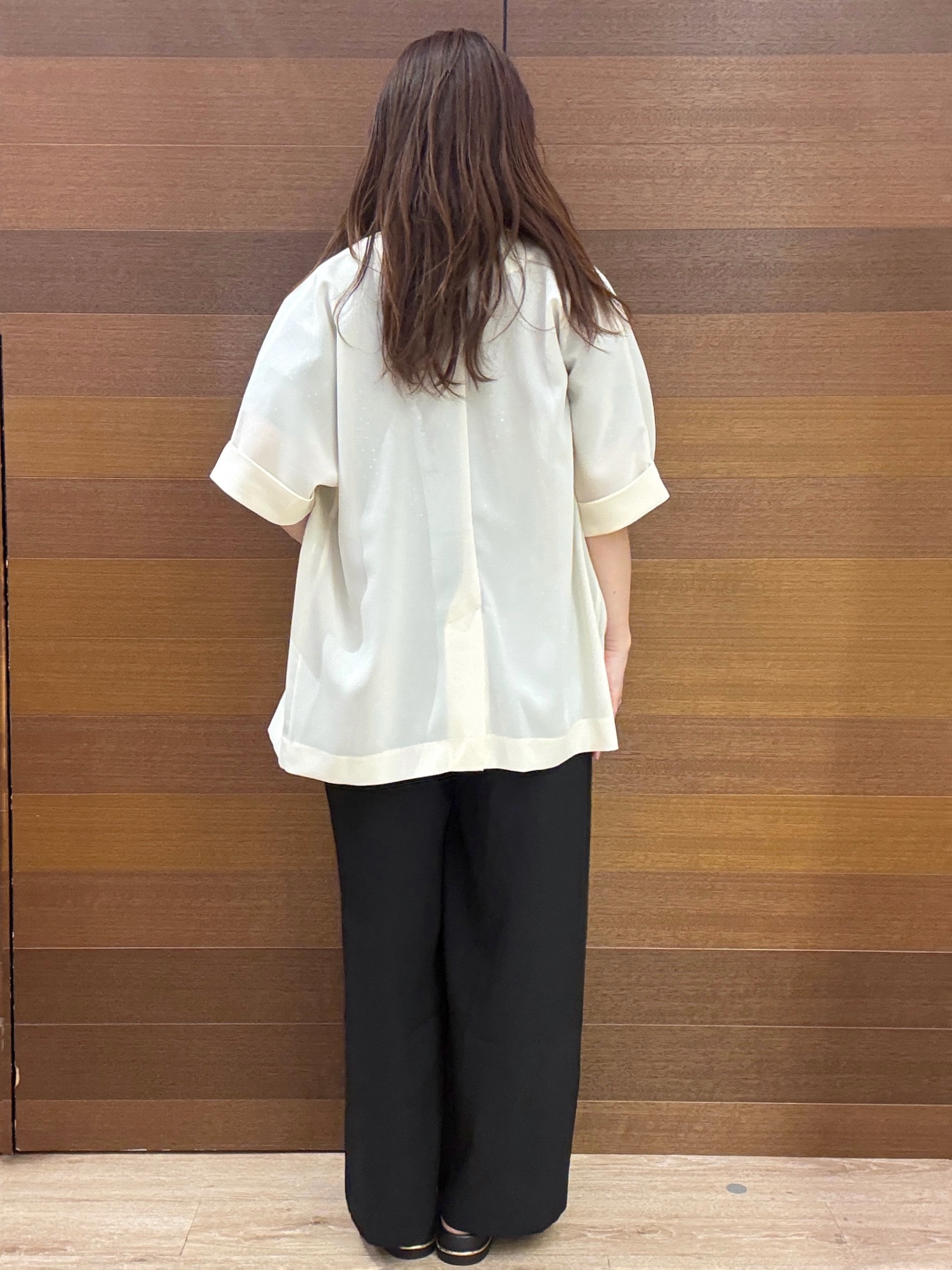 maichiさんの「OPAQUE.CLIP｜【接触冷感／吸水速乾／防シワ】リネンライクテーラードジャケット《洗濯機OK》」を使ったコーディネート