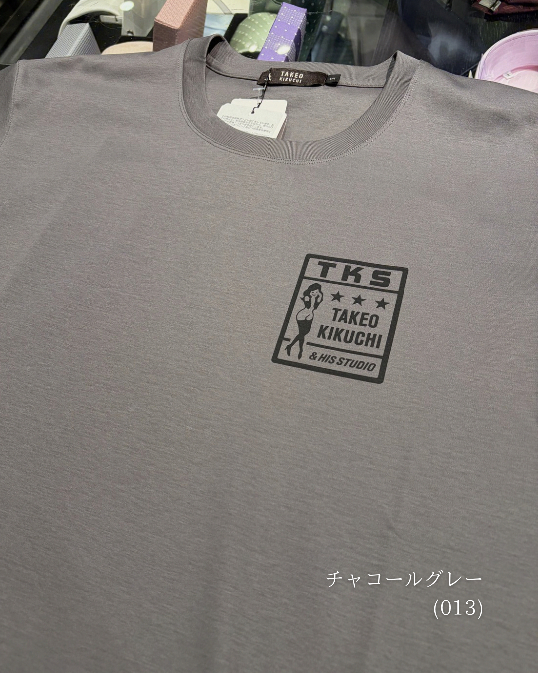 小南大和さんの「TAKEO KIKUCHI｜【BOWLER HAT LABEL】アイスクリアコットン ピンナップガール 半袖Tシャツ」を使ったコーディネート