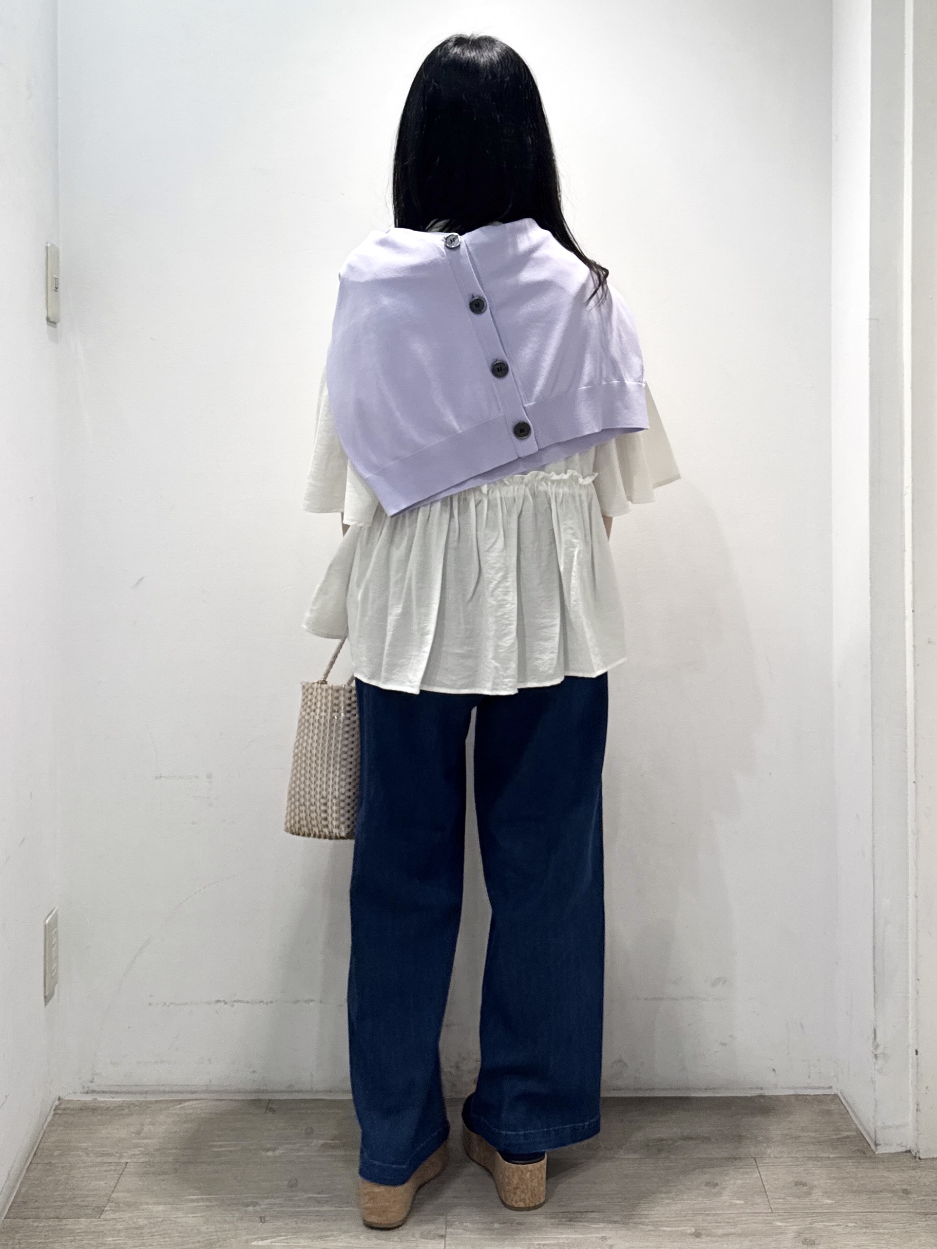 yuicciさんの「OPAQUE.CLIP｜【UV／接触冷感】Vネックリラクシーニットカーディガン《洗濯機OK／抗ピル》」を使ったコーディネート