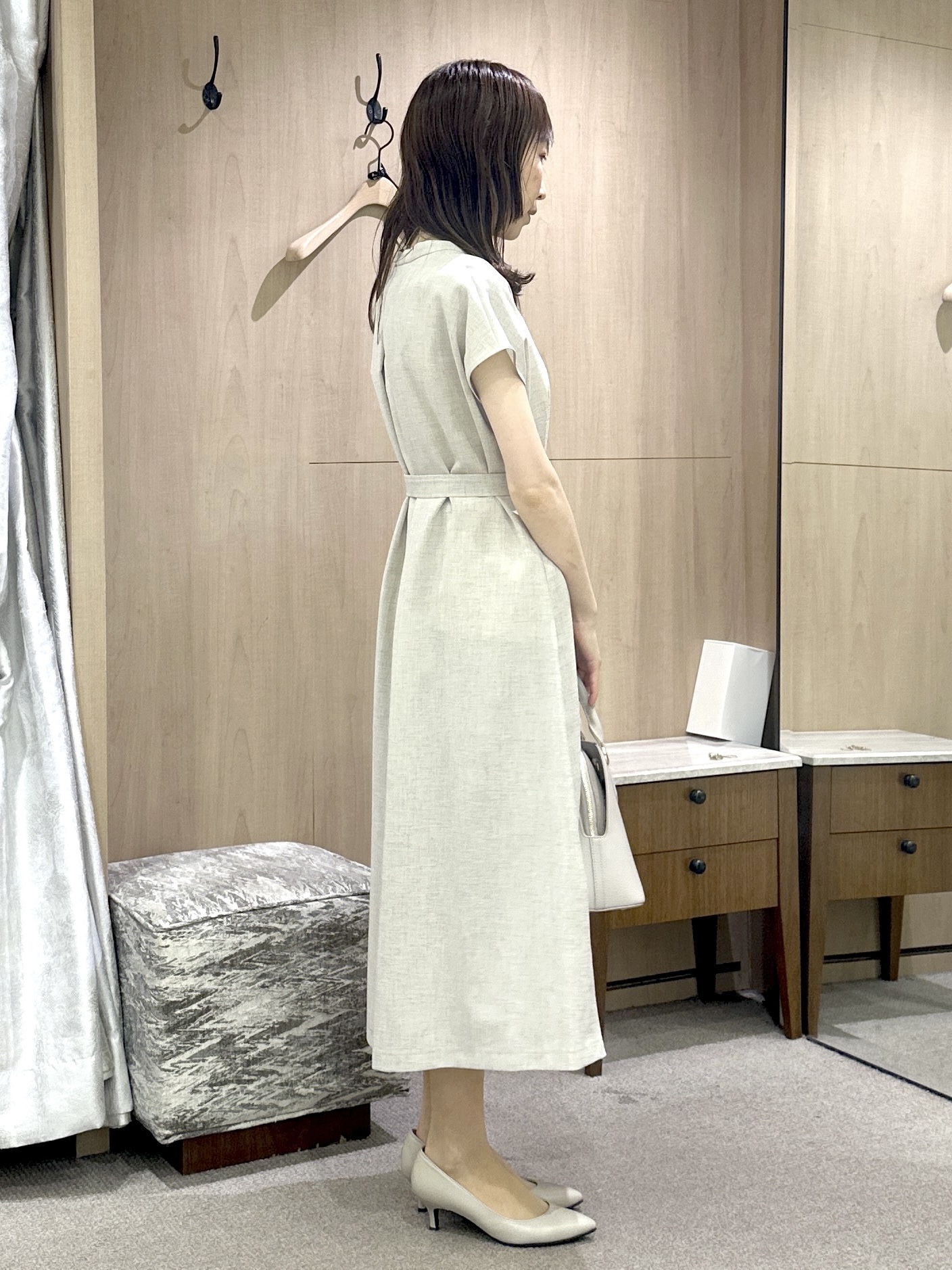 Miwaさんの「UNTITLED｜【9色展開/アンサンブル可】コットンクルーネックカーディガン」を使ったコーディネート