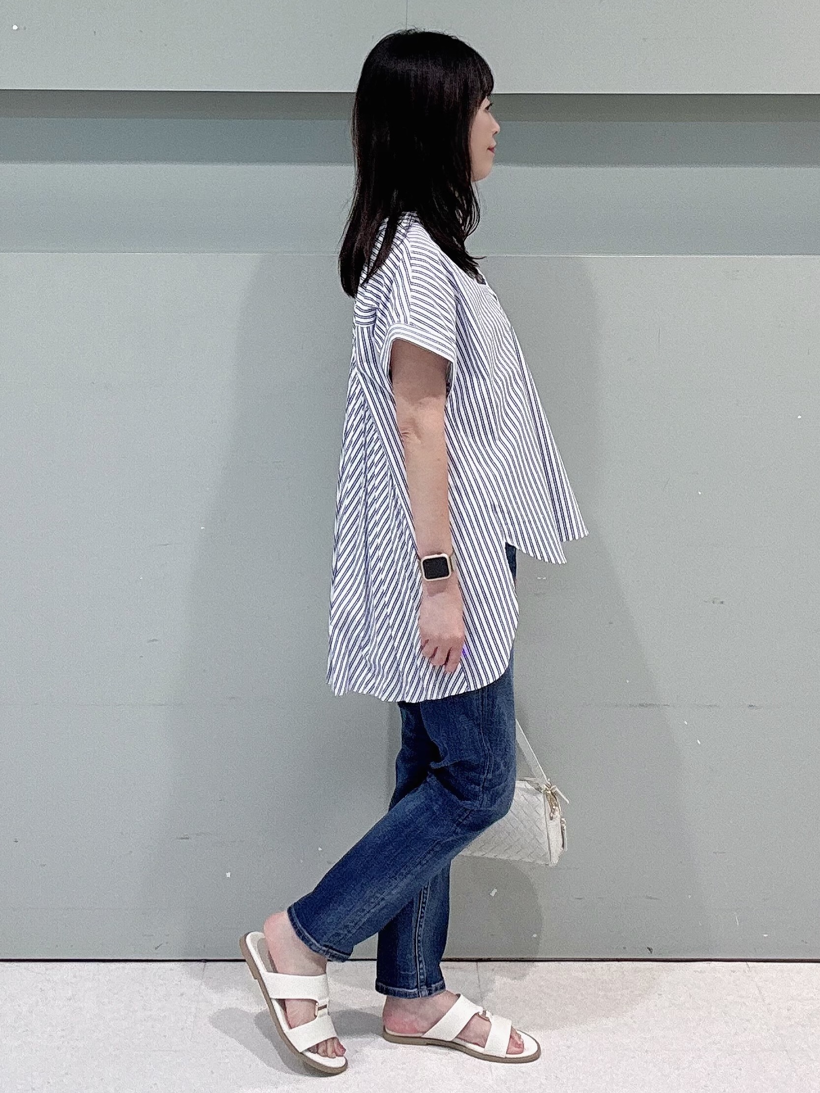 makiさんの「UNTITLED｜【多機能付き】バックプリーツデザインブラウス」を使ったコーディネート