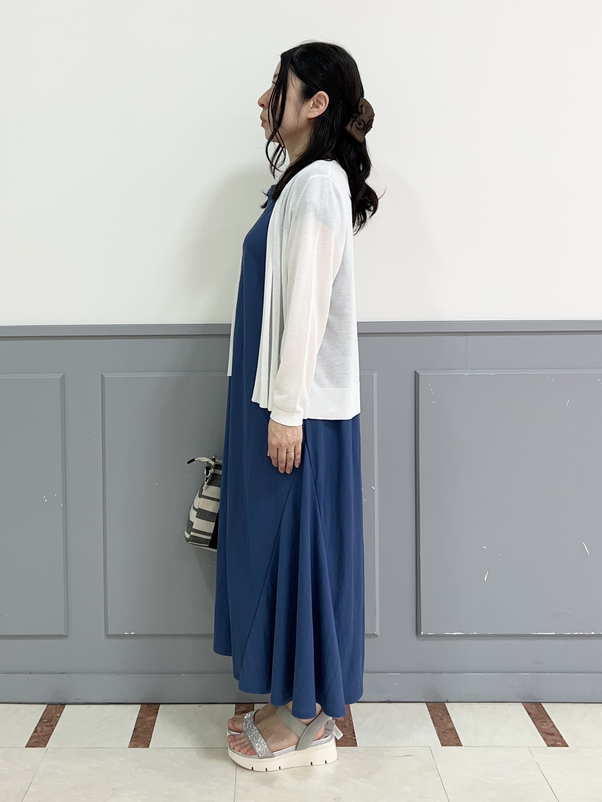 yuuさんの「grove｜高評価！【接触冷感／UVカットetc】ベーシックショートカーディガン」を使ったコーディネート