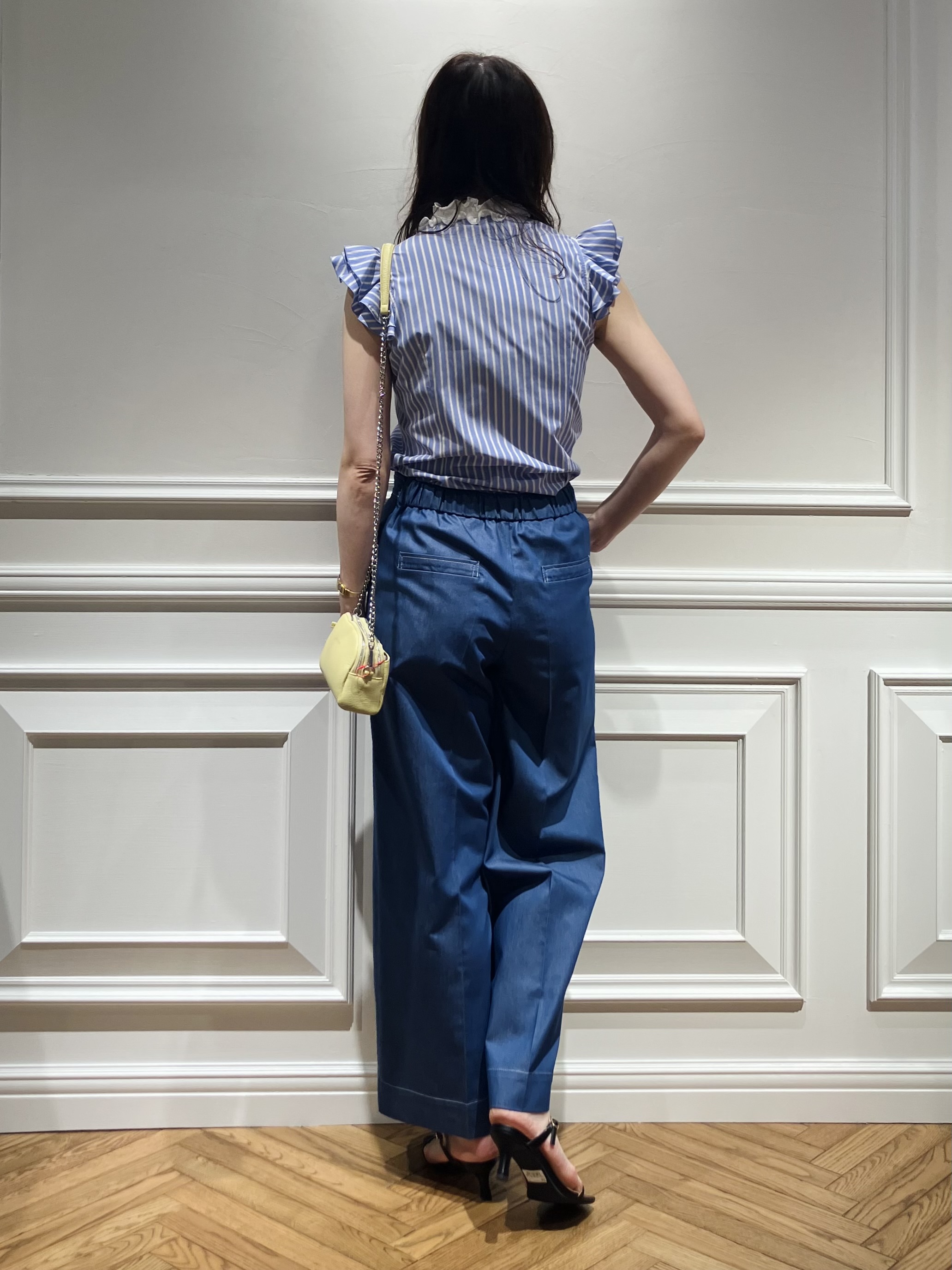 TSUKUIさんの「DRESSTERIOR｜クレリック ウィングスリーブ ブラウス」を使ったコーディネート