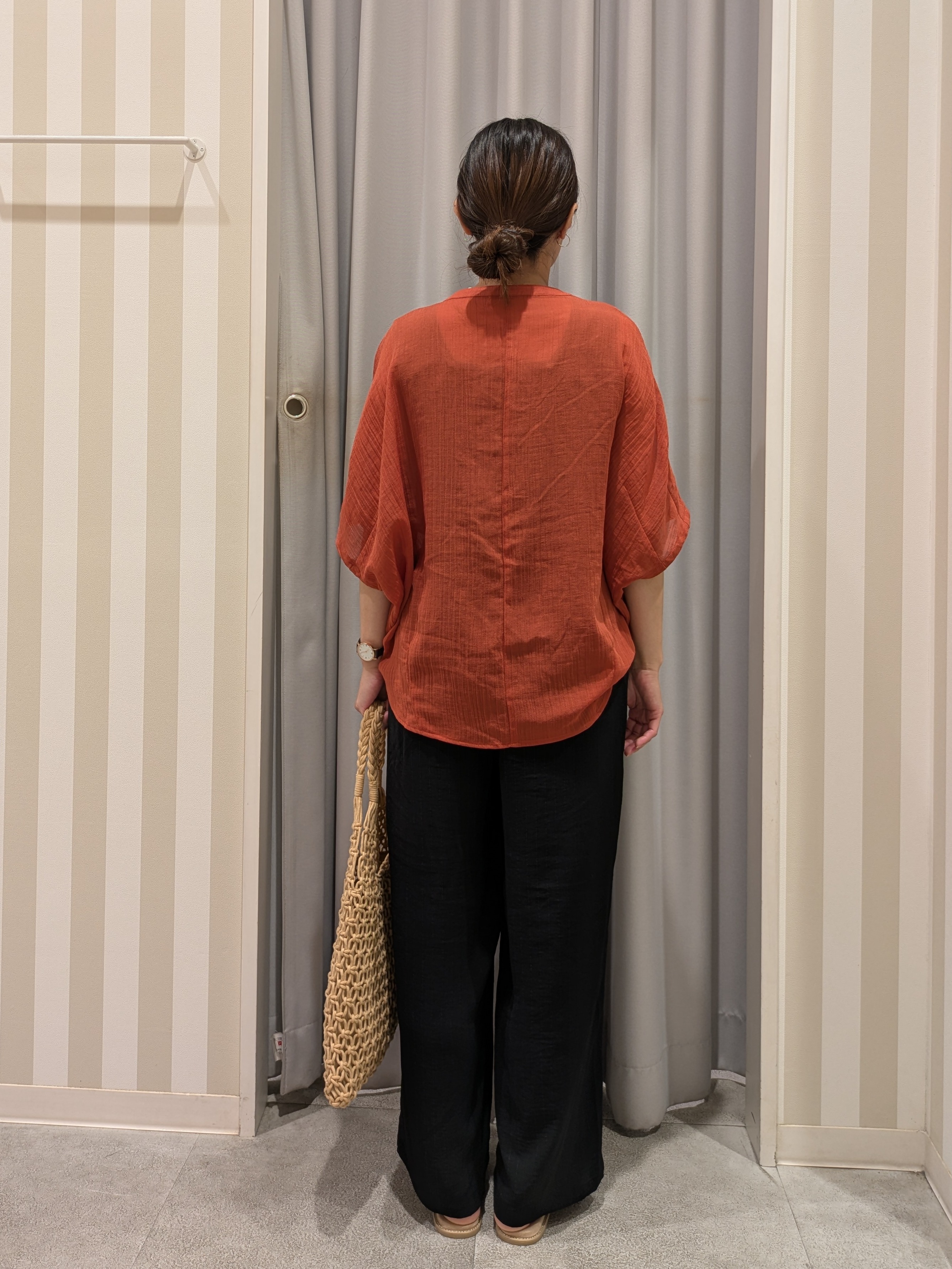 𝐂𝐡𝐢𝐢 &hearts;(ちー)さんの「SHOO･LA･RUE｜シアーワッシャーポケドルマン」を使ったコーディネート