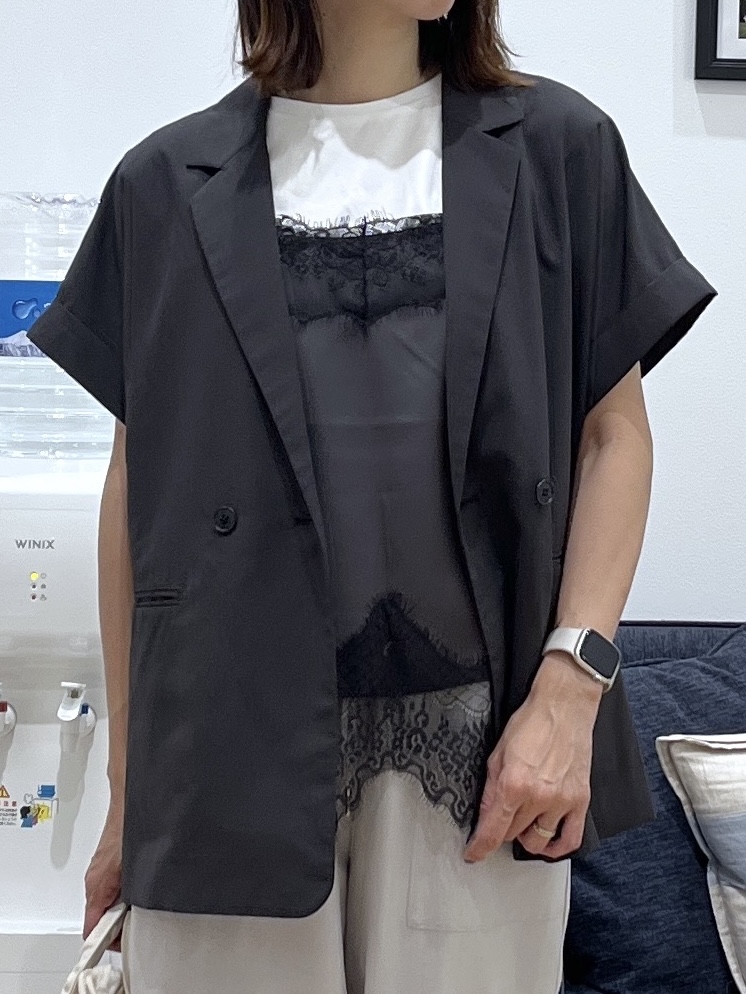 canaさんの「Dessin｜【接触冷感/UVカット】美光沢ノースリーブカットソー」を使ったコーディネート