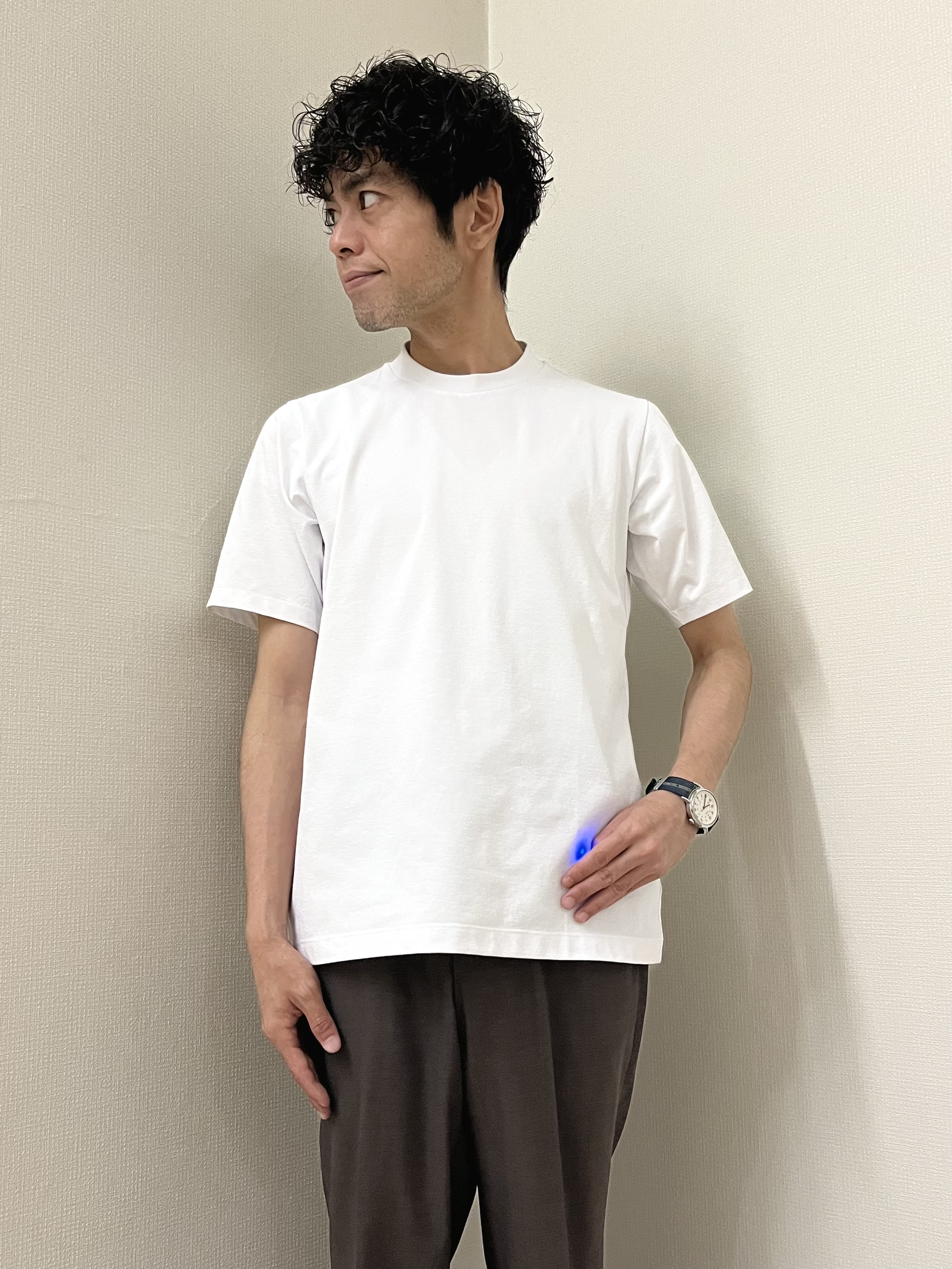 URAさんの「TAKEO KIKUCHI｜【BOWLER HAT LABEL】TWトロピカルシャンブレー JAZZジャケット」を使ったコーディネート