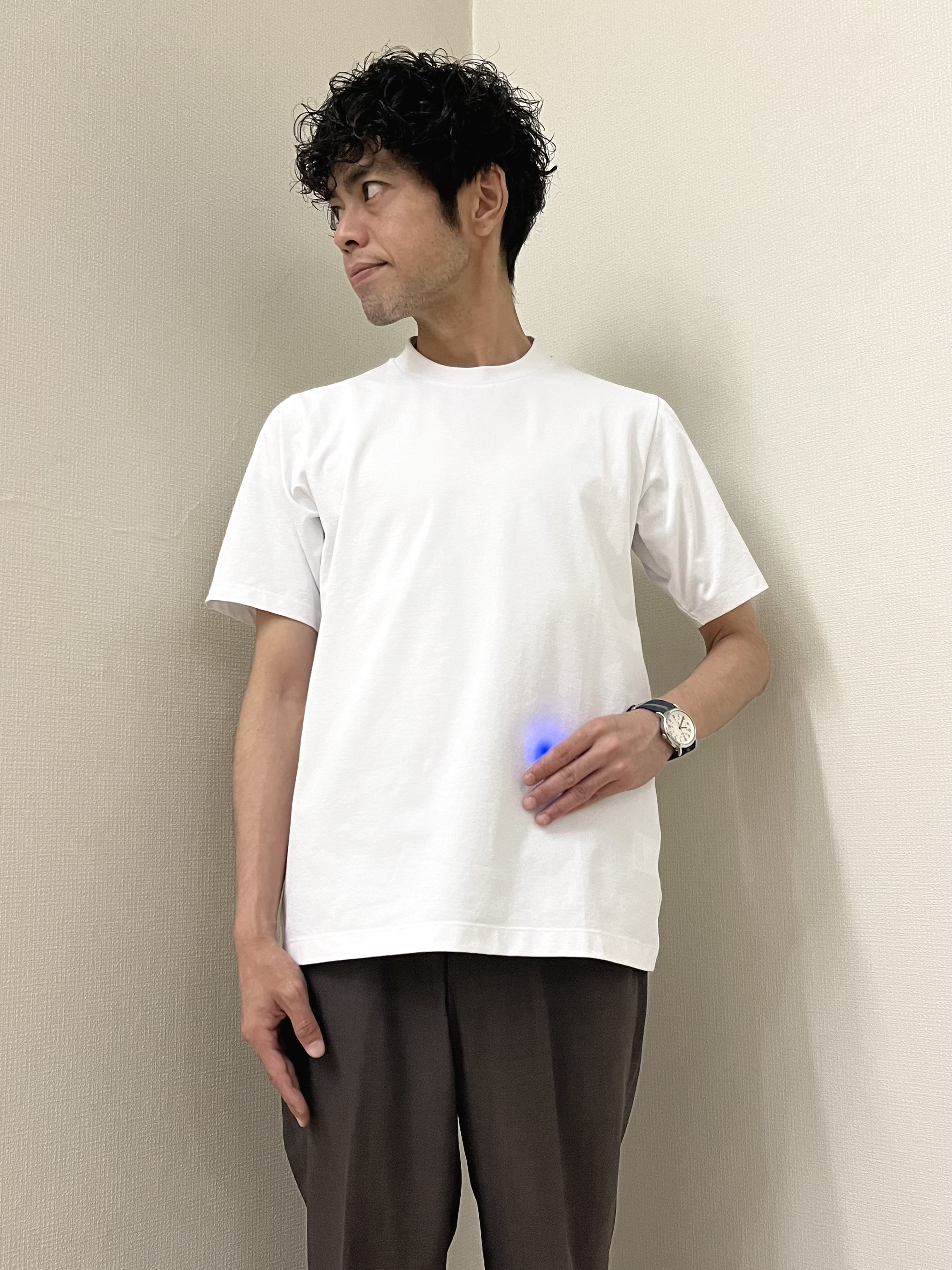 URAさんの「TAKEO KIKUCHI｜【Begin5月号掲載/通気性】トリコットサッカー ジャケット」を使ったコーディネート