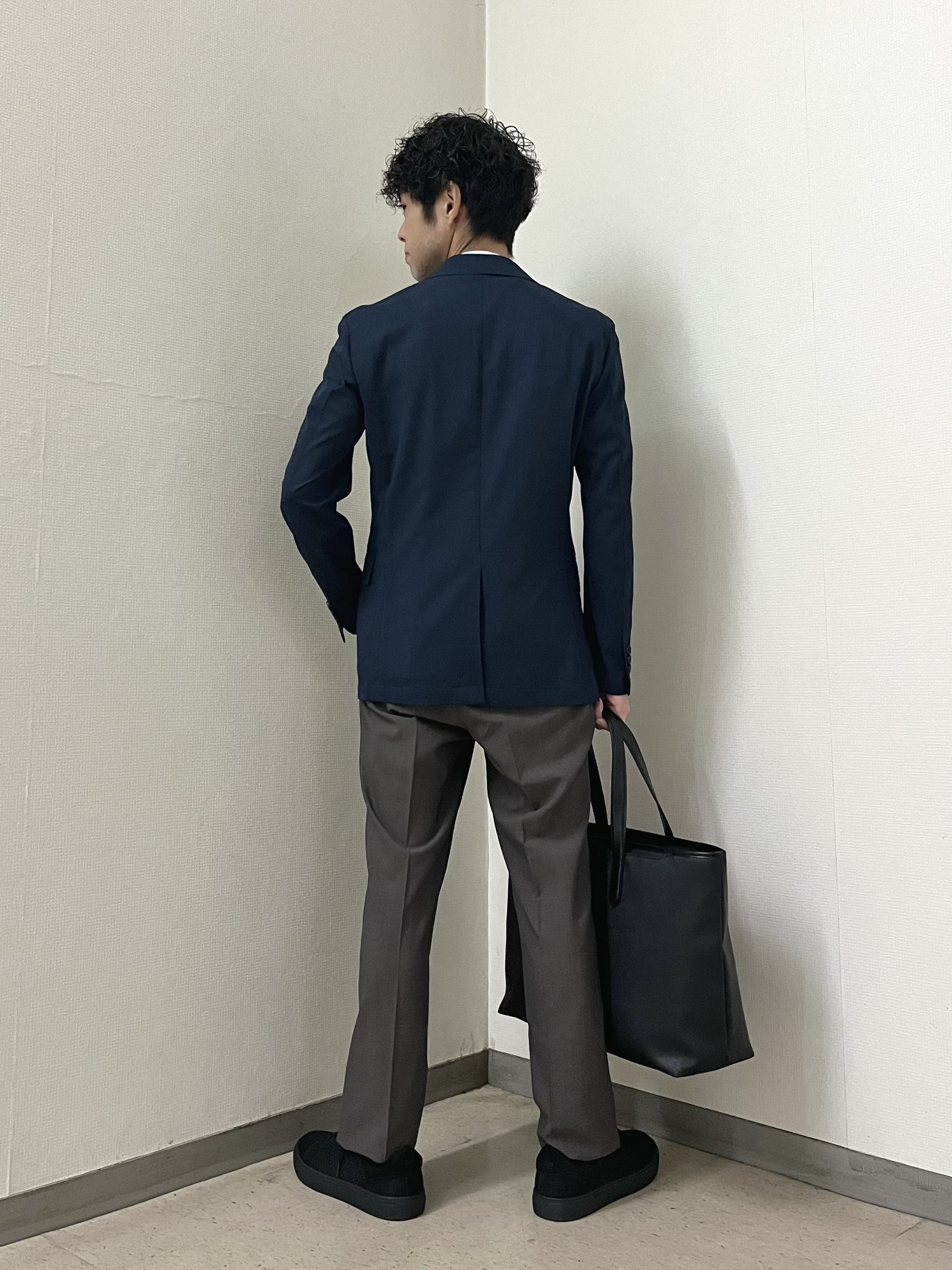 URAさんの「TAKEO KIKUCHI｜【Begin5月号掲載/通気性】トリコットサッカー ジャケット」を使ったコーディネート