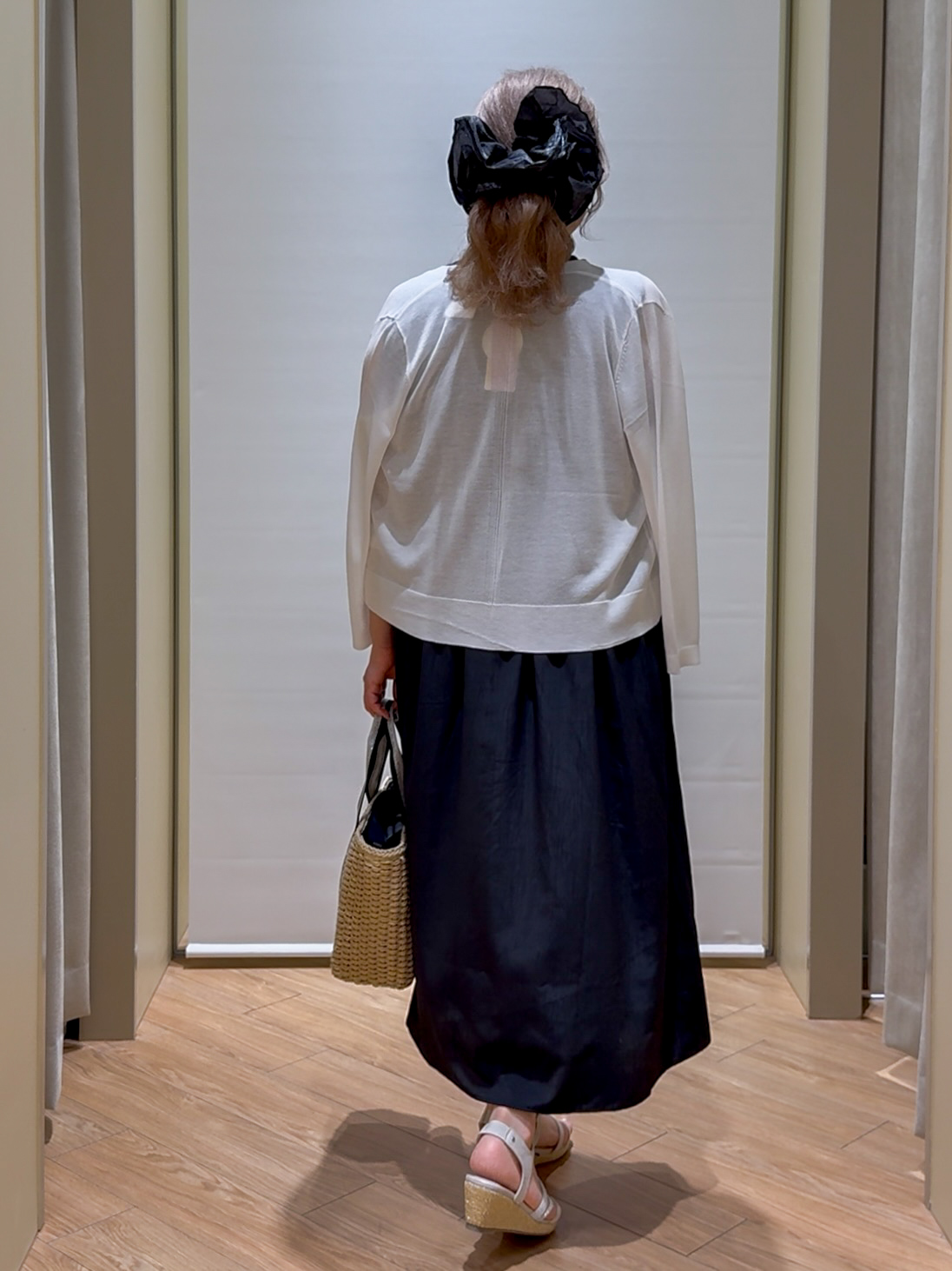 Harukaさんの「grove｜高評価！【接触冷感／UVカットetc】ベーシックショートカーディガン」を使ったコーディネート