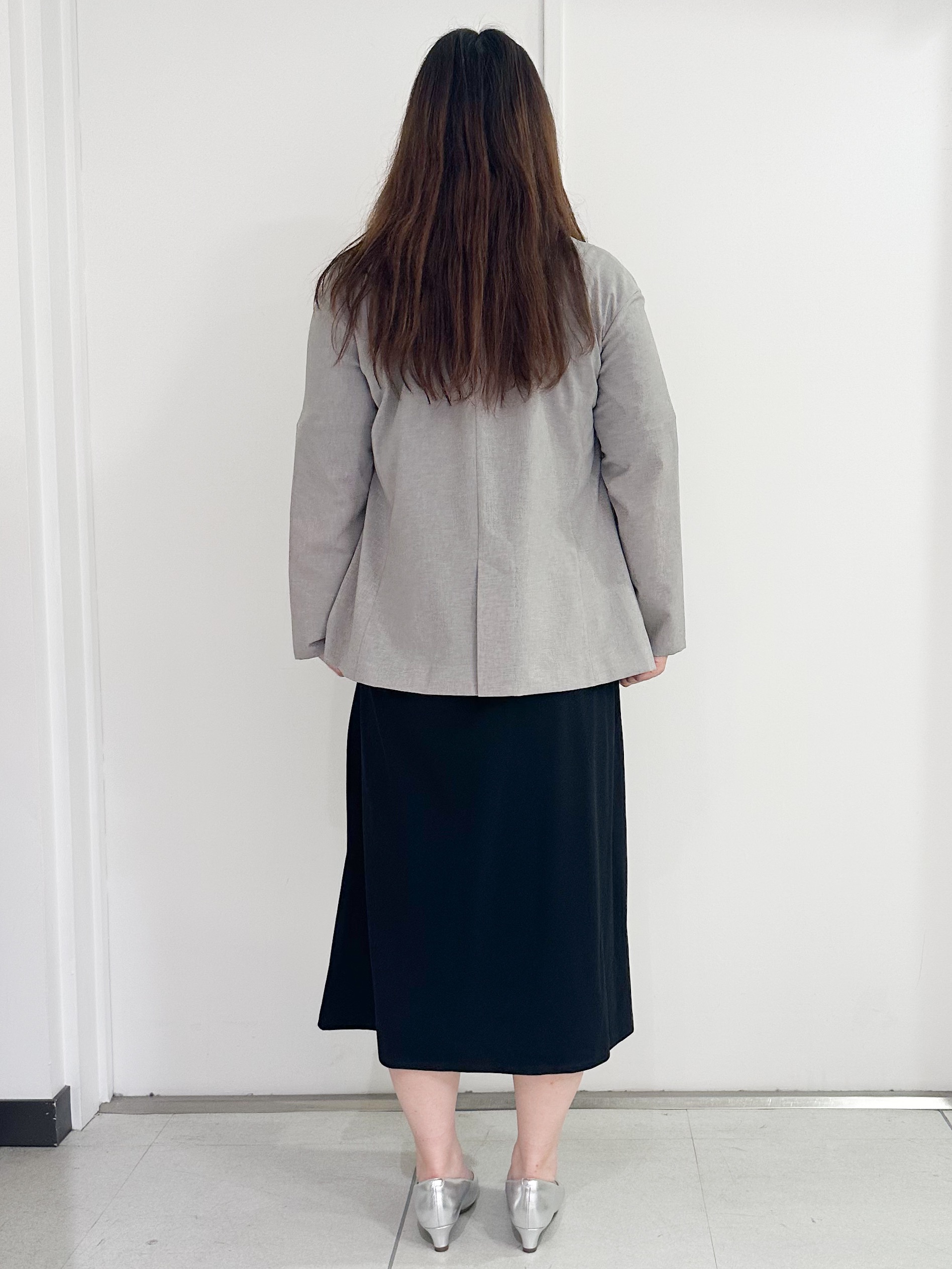 miさんの「Reflect｜【SS-4Lサイズ／接触冷感／シワになりにくい】リラクシーテーラードジャケット」を使ったコーディネート