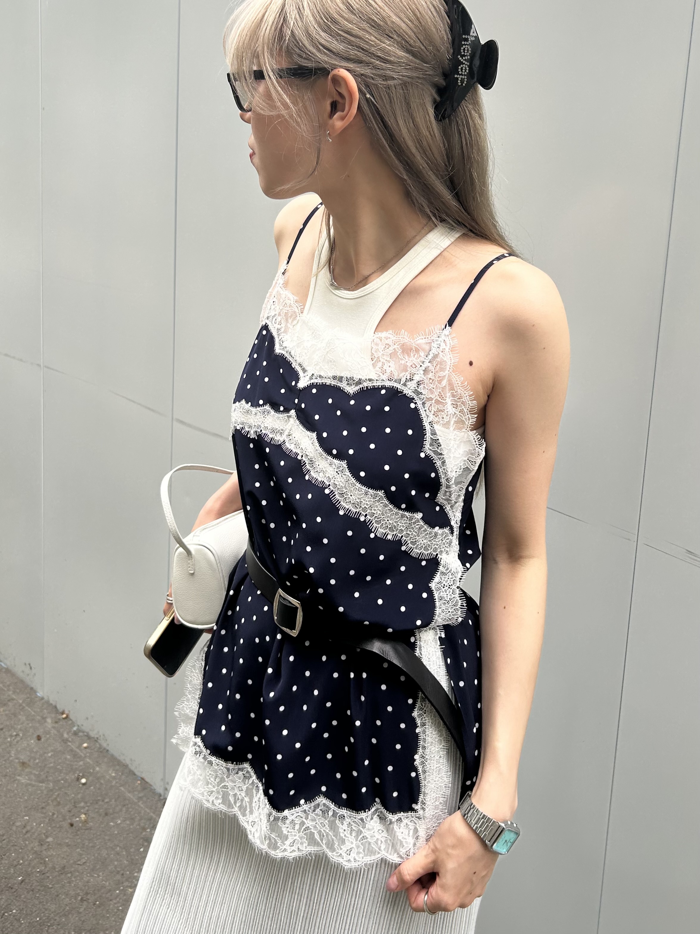 honoka Aさんの「CODE A｜【Re】【Cup-in】design cut tank」を使ったコーディネート