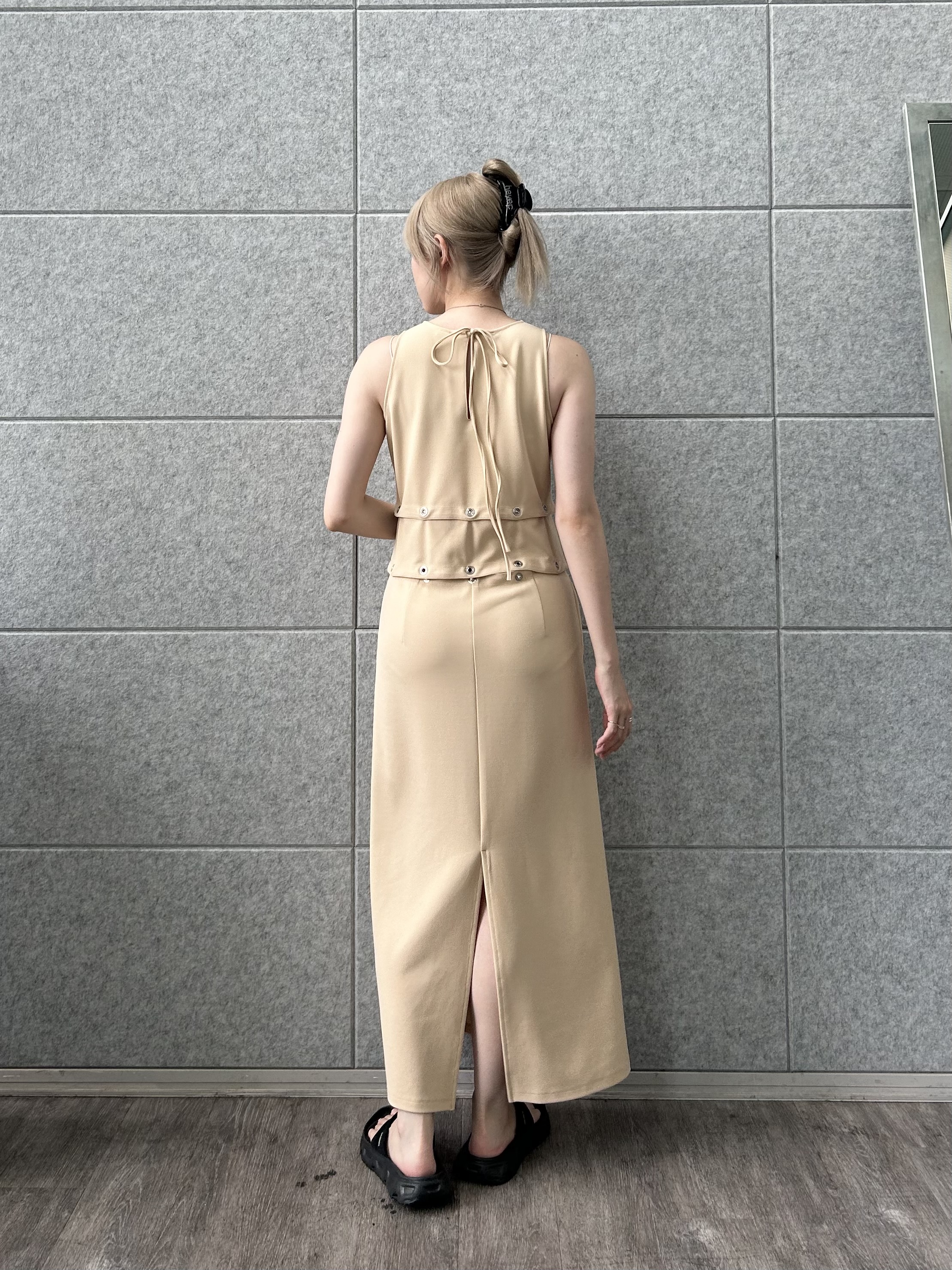 honoka Aさんの「CODE A｜modular split dress」を使ったコーディネート