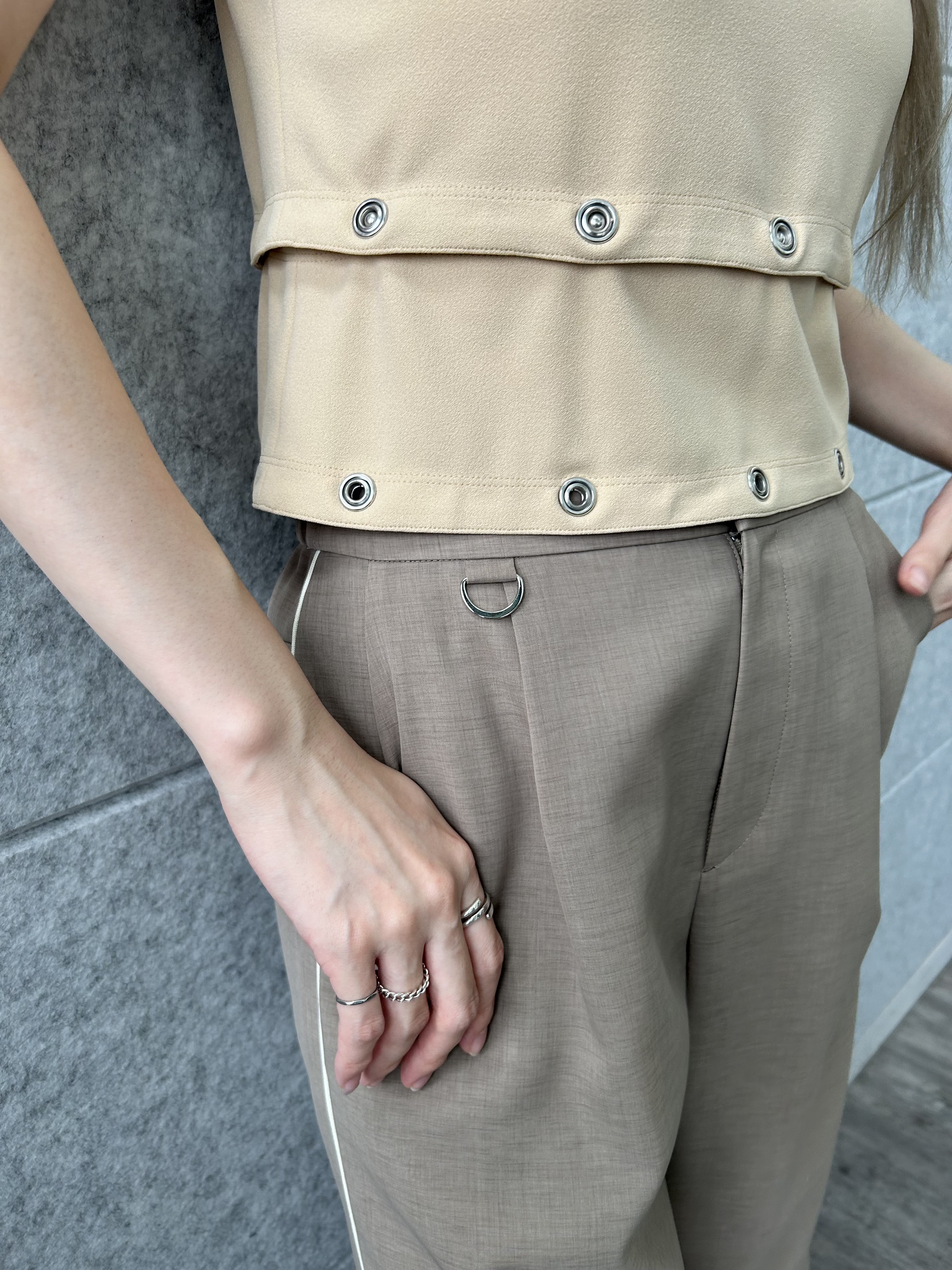 honoka Aさんの「CODE A｜modular split dress」を使ったコーディネート