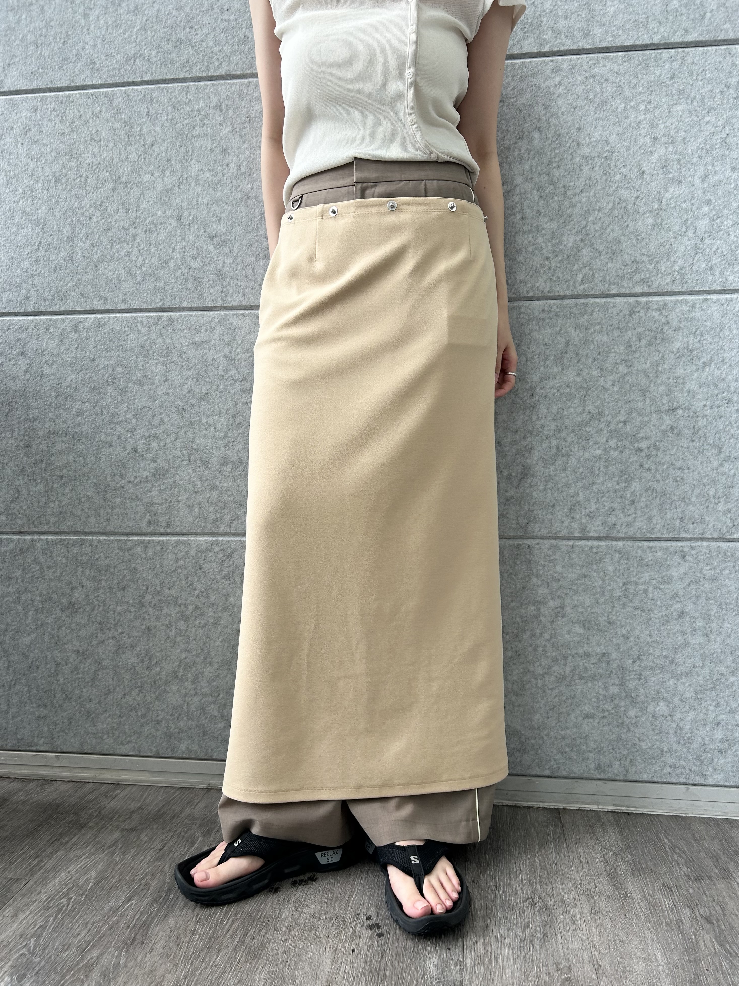 honoka Aさんの「CODE A｜soft button hood tee」を使ったコーディネート