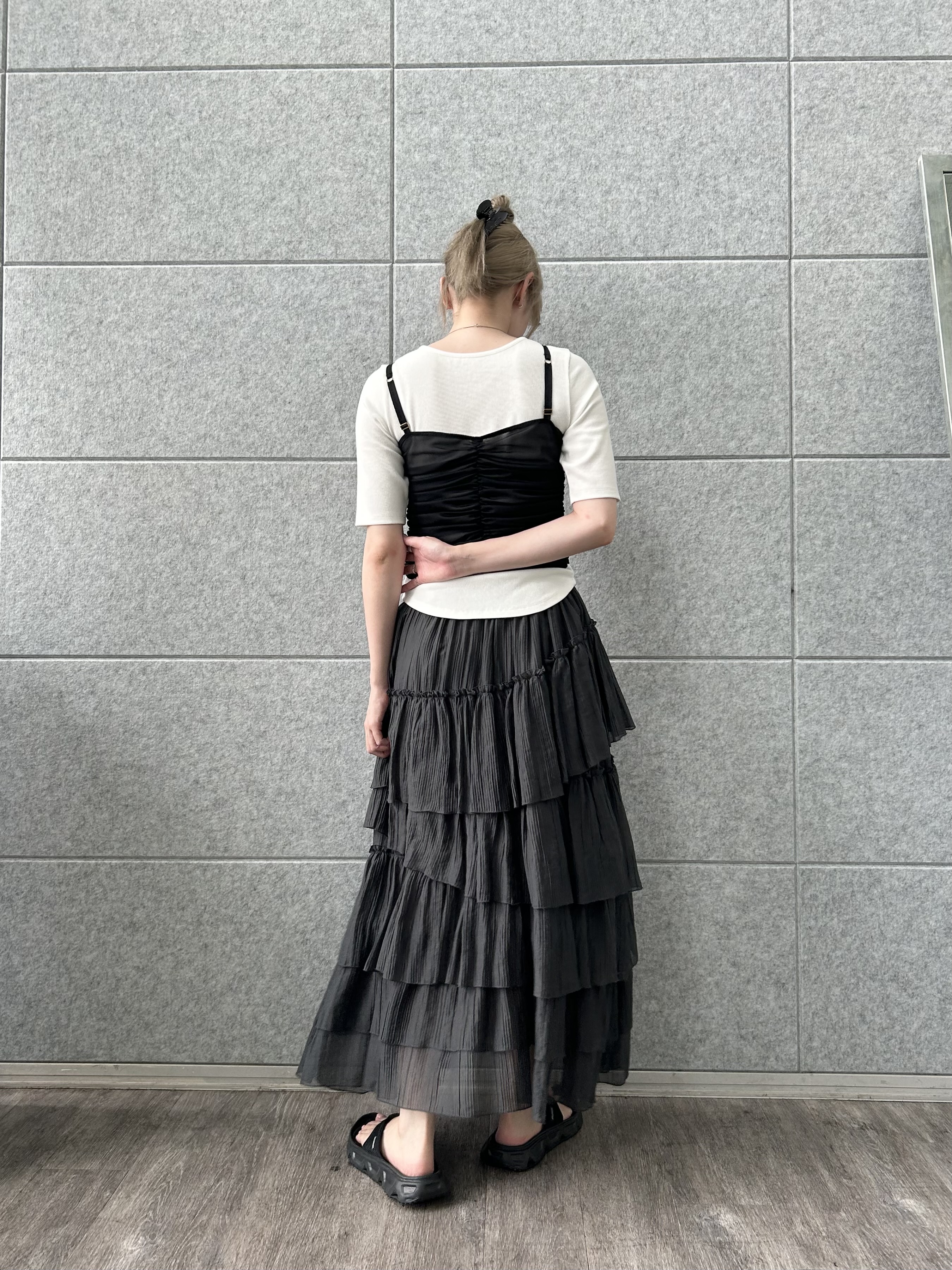 honoka Aさんの「CODE A｜organza shirring cami」を使ったコーディネート