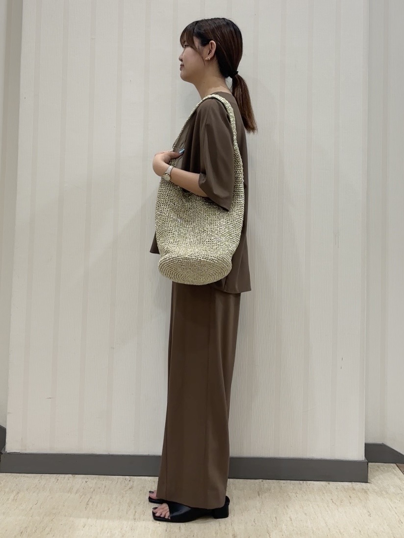 ちひさんの「INDIVI｜【着る日傘】イージーワイドパンツ」を使ったコーディネート