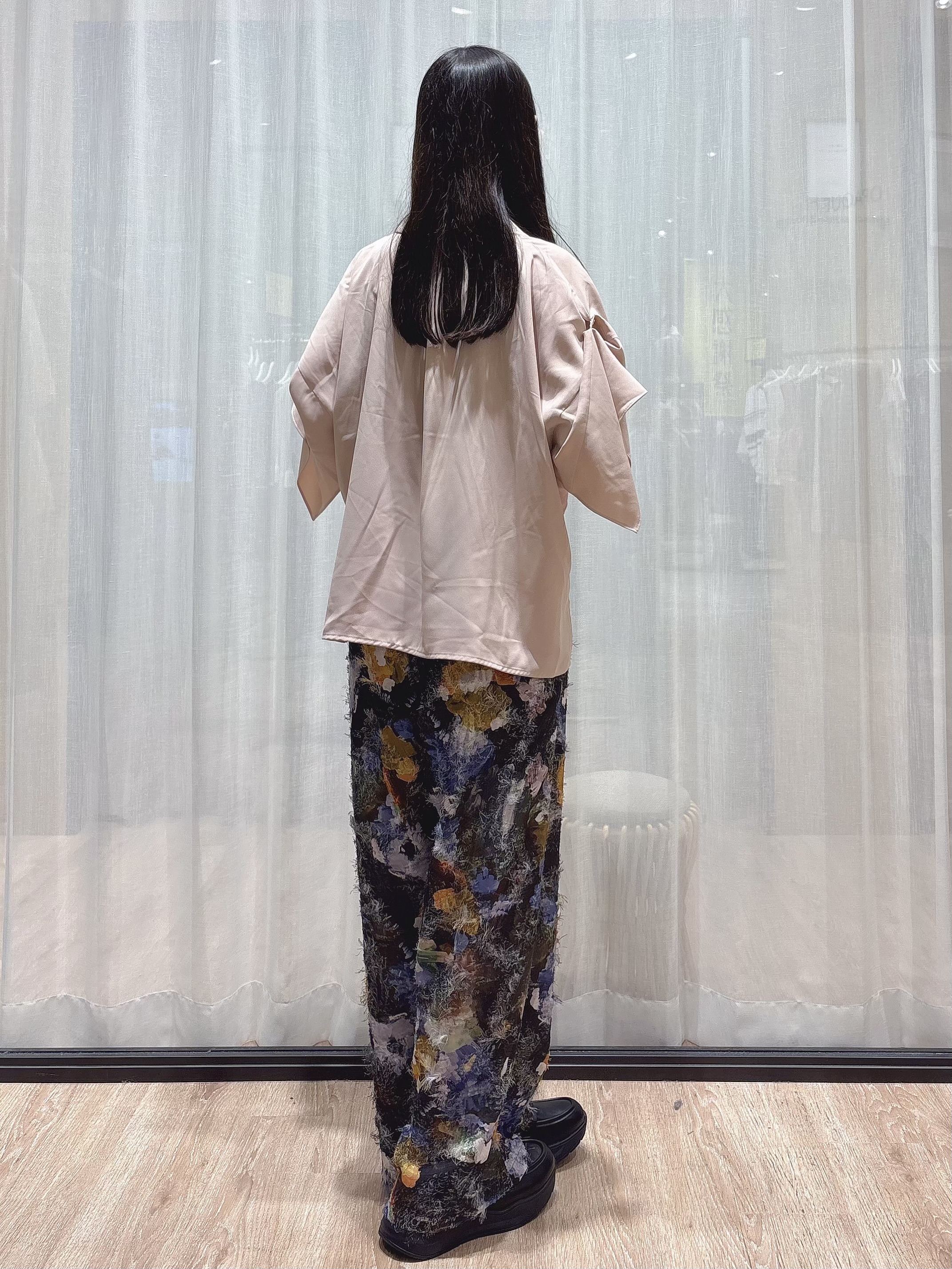 ぞうげさんの「OPAQUE.CLIP｜【UV／接触冷感／吸水速乾／】タックスリーブスキッパーブラウス《洗濯機OK》」を使ったコーディネート