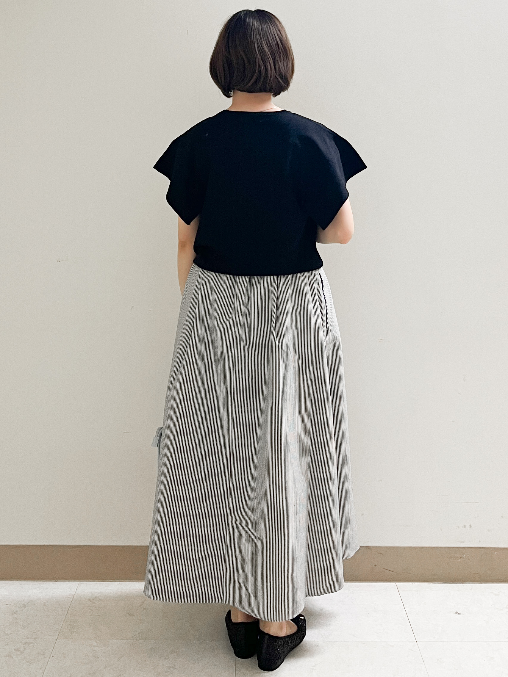 あかねさんの「OPAQUE.CLIP｜『STORY Web7月掲載』ドライタッチラメニット《UV／洗える／6col》」を使ったコーディネート