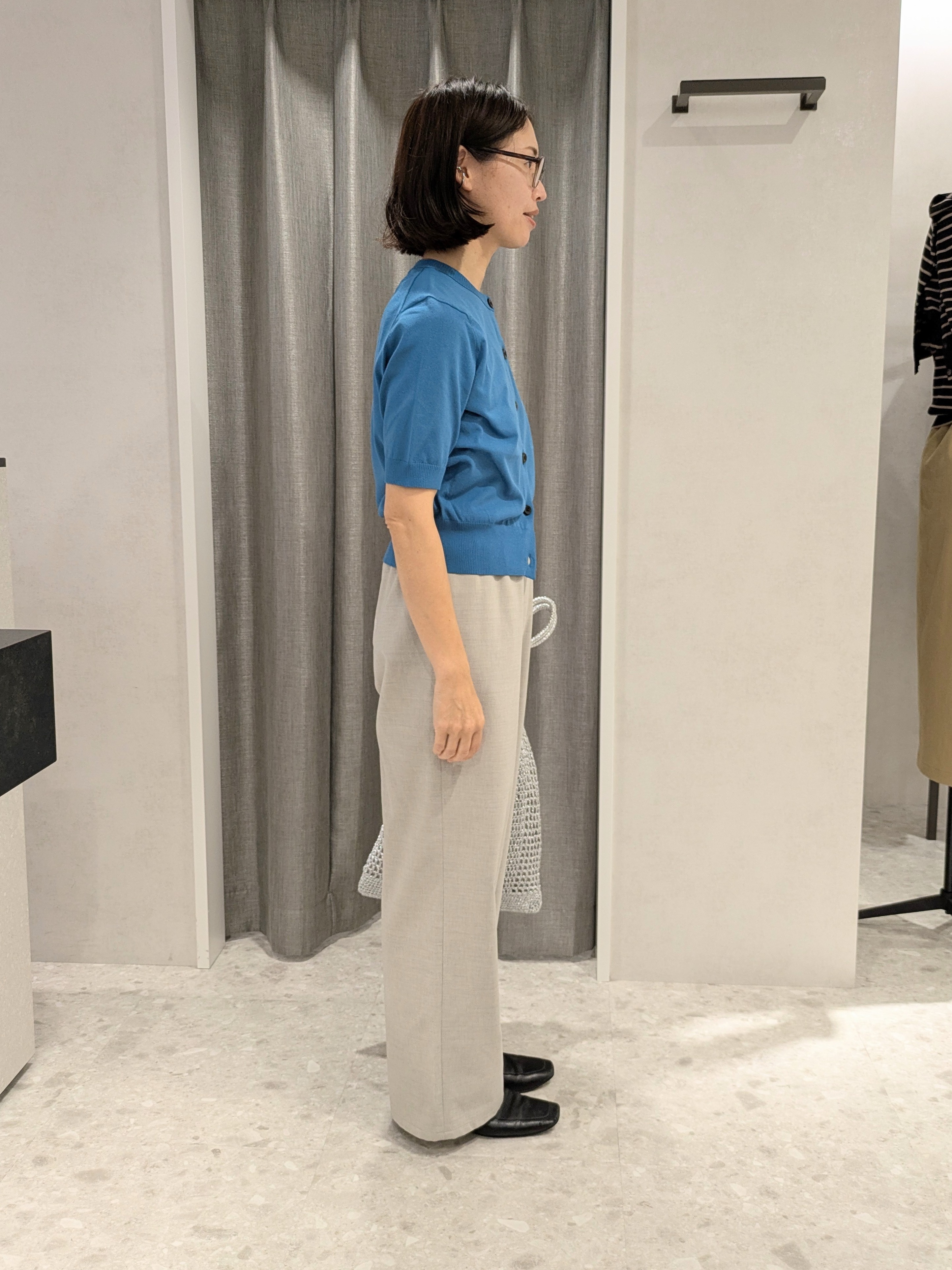 yukariさんの「UNTITLED｜ドライタッチ5分袖カーディガン」を使ったコーディネート