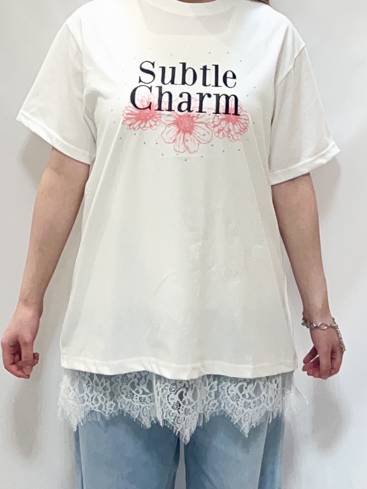 reonさんの「SHOO･LA･RUE｜【ひんやり/S-LL】選べる4柄　デイリー使いにぴったりなアソートTシャツ」を使ったコーディネート