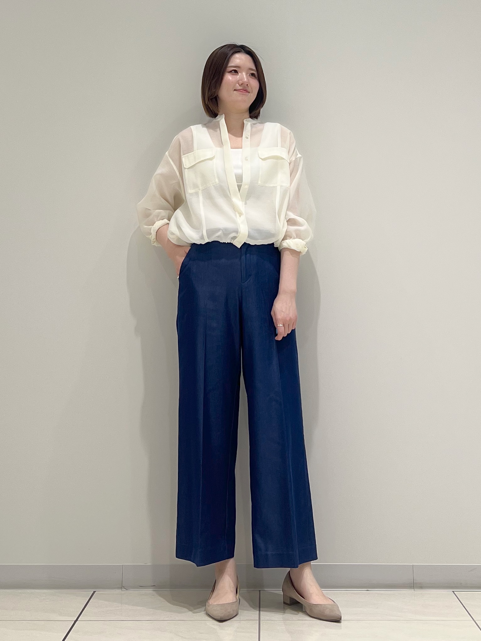 T.Kさんの「INDIVI｜【日本製】ビスチェインナータンクトップ」を使ったコーディネート