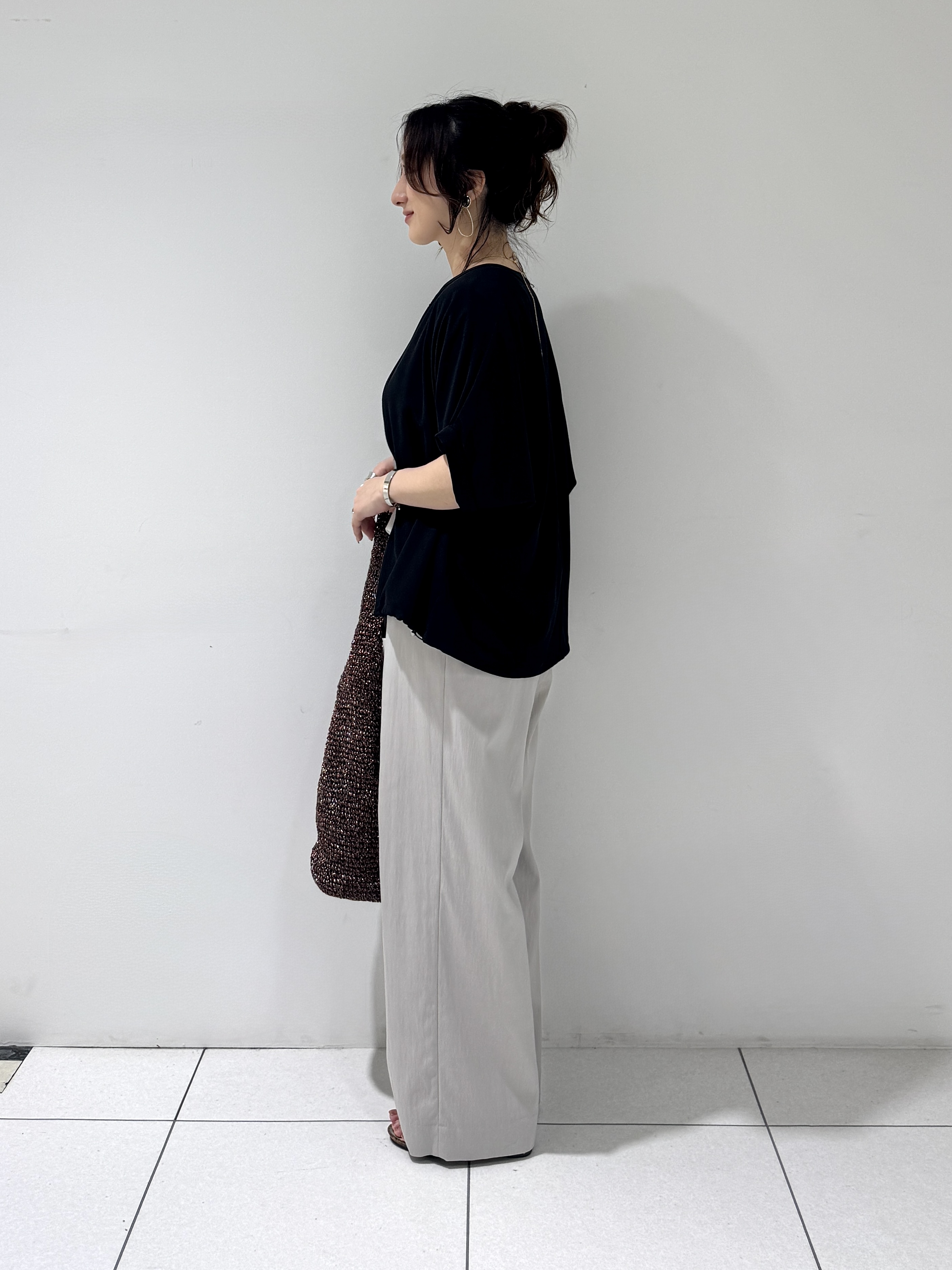 そんさんの「INDIVI｜【着る日傘】ドルマンフォルムブルゾン」を使ったコーディネート