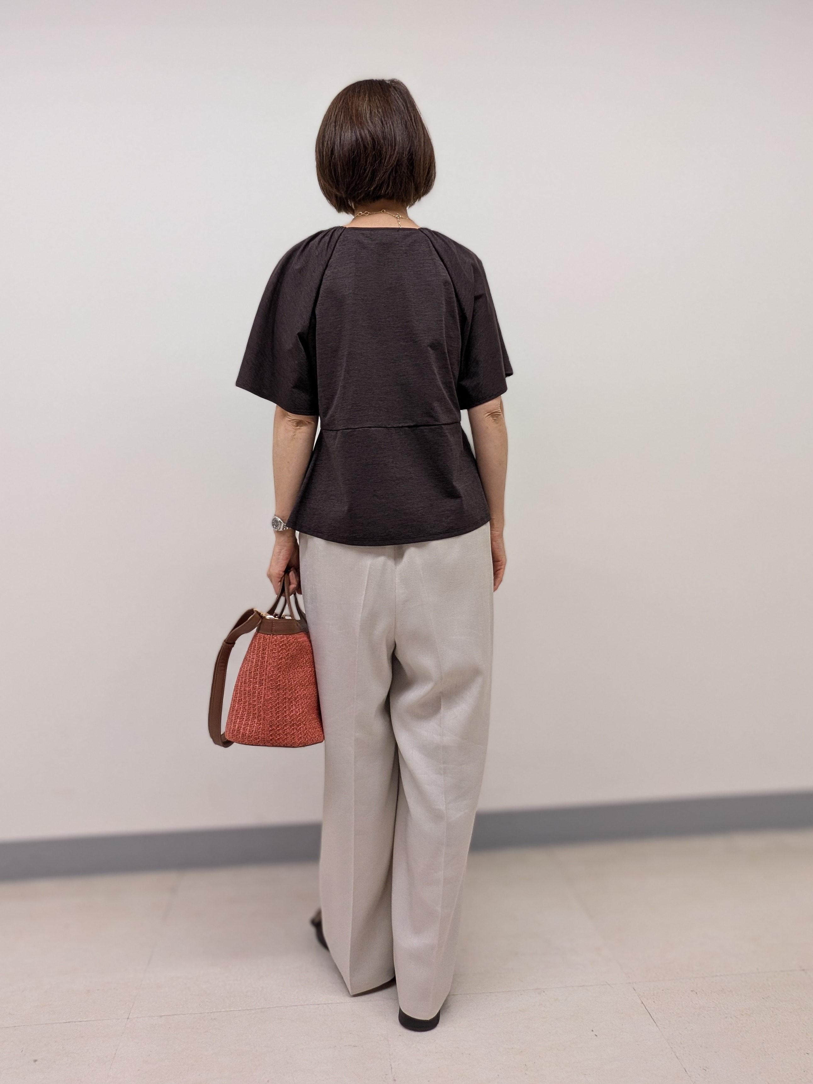 Ariさんの「Reflect｜【UVカット／接触冷感／吸水速乾】フレアスリーブペプラムカットソー」を使ったコーディネート