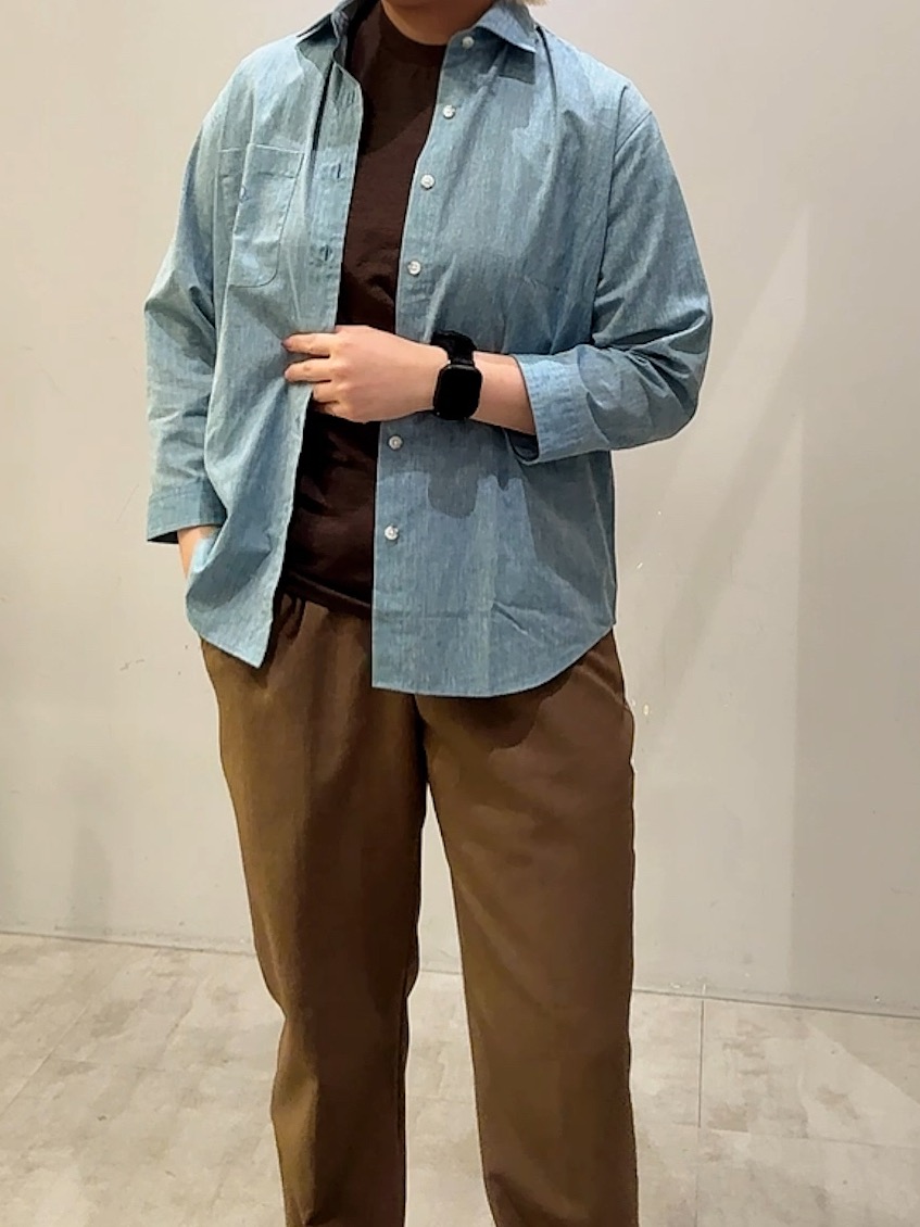 ユウナさんの「TAKEO KIKUCHI｜【汗染み軽減/接触冷感】テーラード Tシャツ」を使ったコーディネート