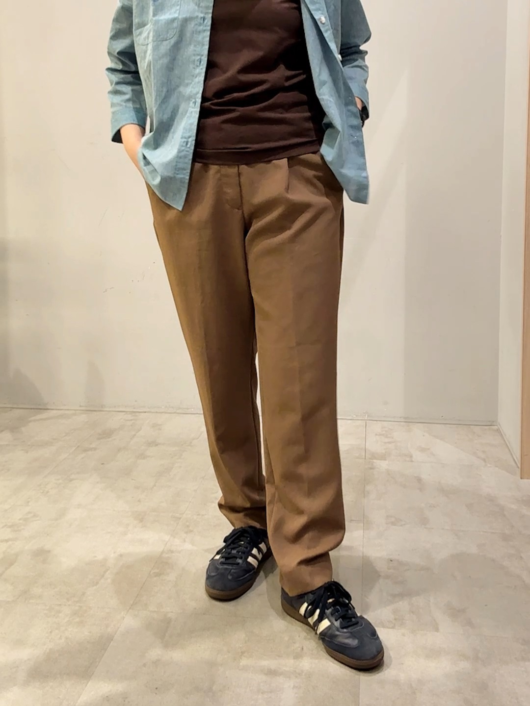 ユウナさんの「TAKEO KIKUCHI｜【汗染み軽減/接触冷感】テーラード Tシャツ」を使ったコーディネート