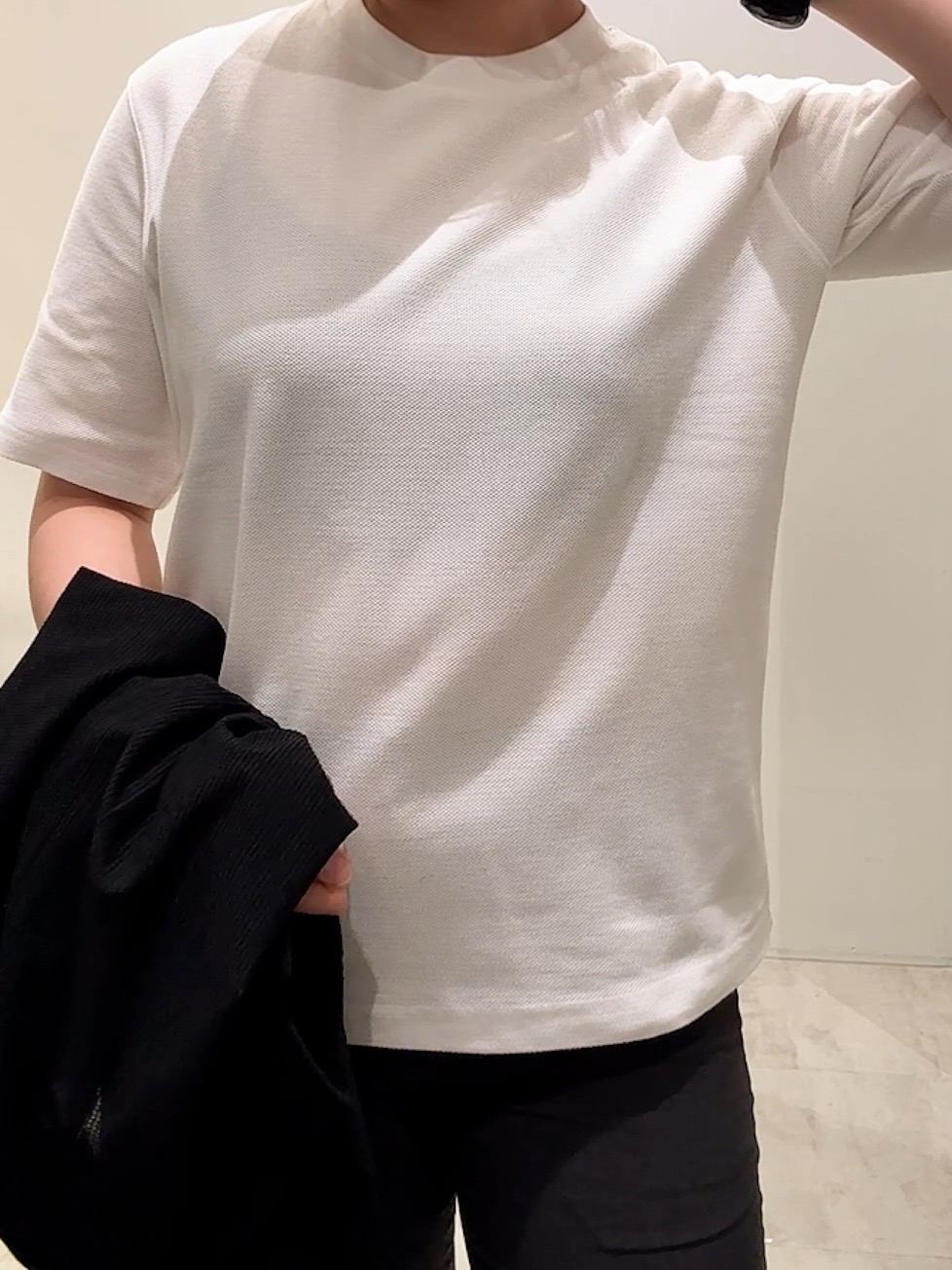 ユウナさんの「TAKEO KIKUCHI｜【抗菌防臭】メランジ クルーネック プルオーバー」を使ったコーディネート