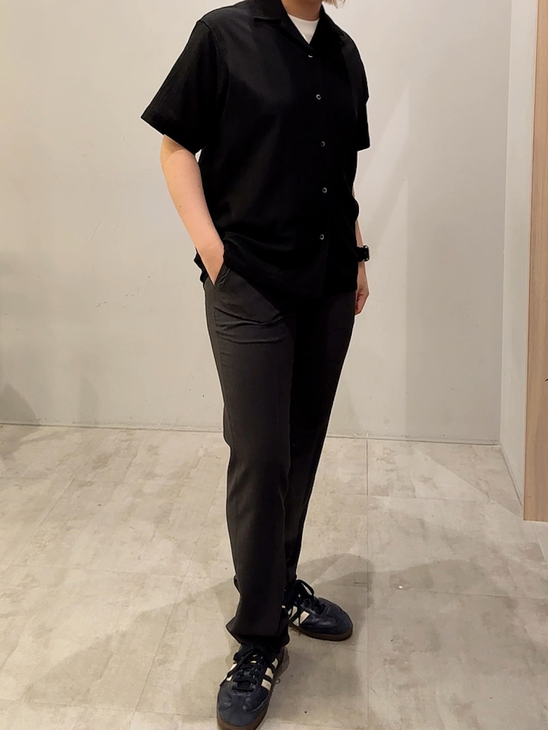 ユウナさんの「TAKEO KIKUCHI｜【抗菌防臭】メランジ クルーネック プルオーバー」を使ったコーディネート