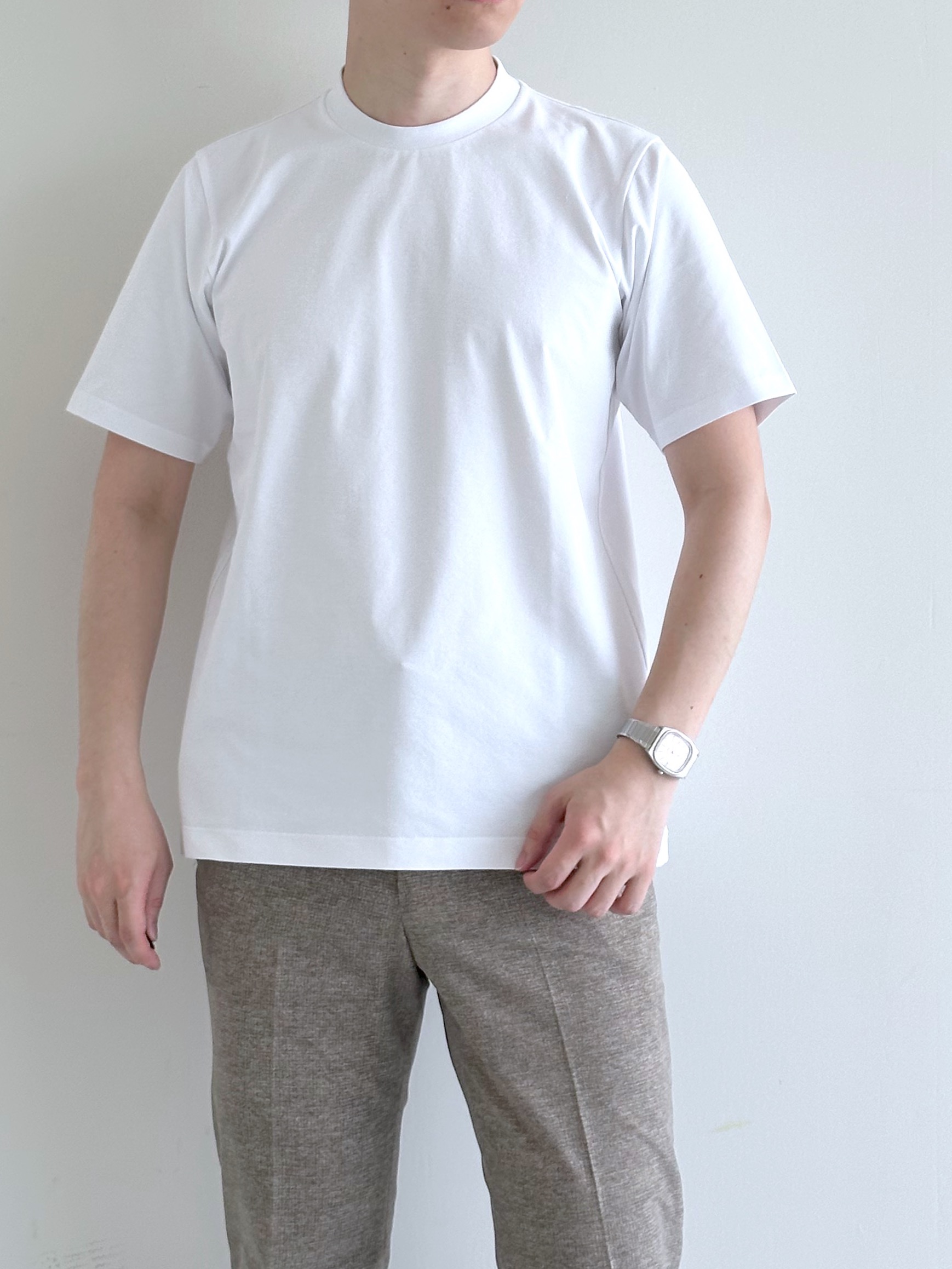 イッシーさんの「TAKEO KIKUCHI｜【抗菌防臭】COOL DOTS（R）ドビープリント ジャケット」を使ったコーディネート