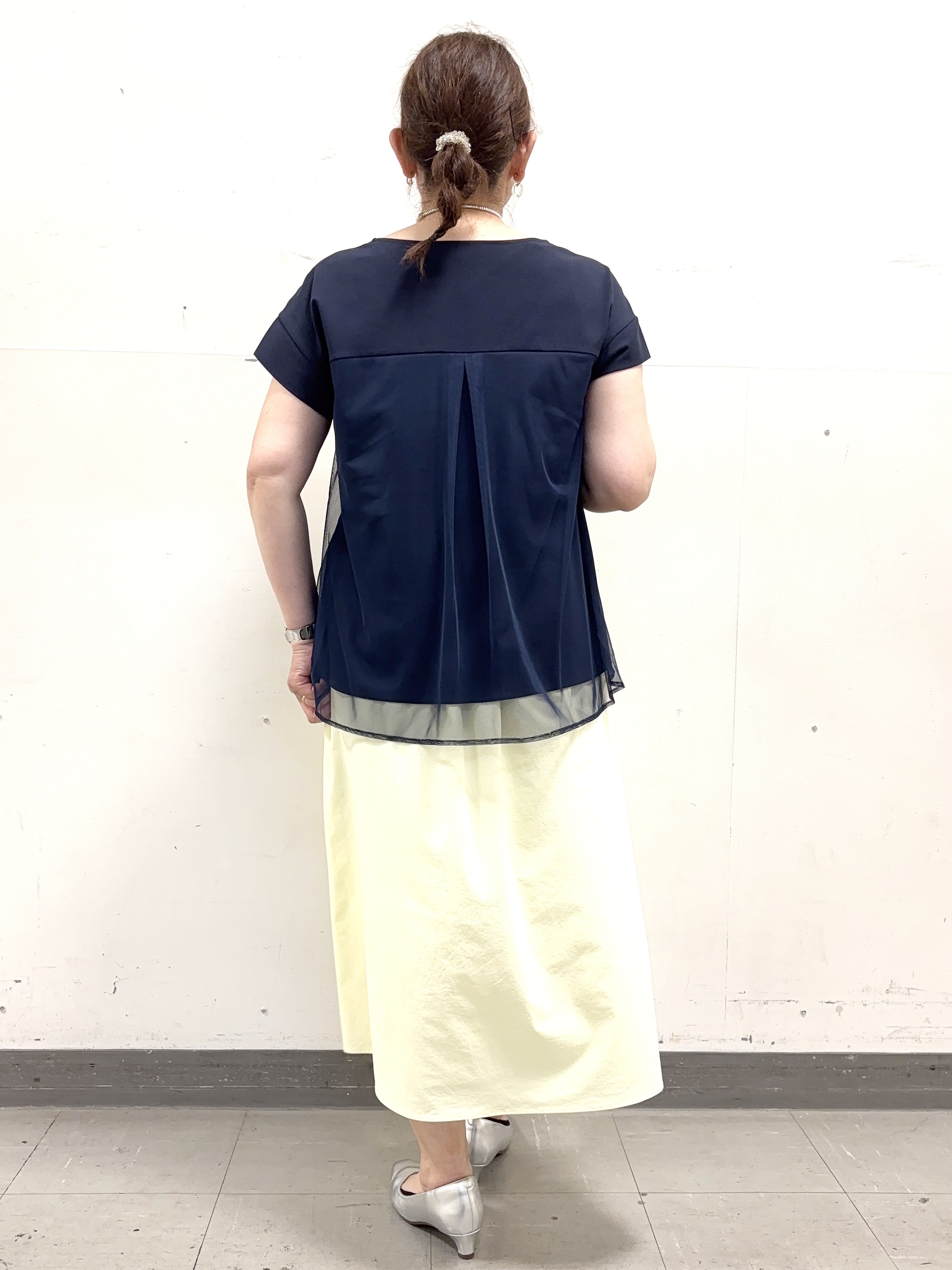 keiさんの「Reflect｜チュール&times;ジャージチュニックトップス」を使ったコーディネート