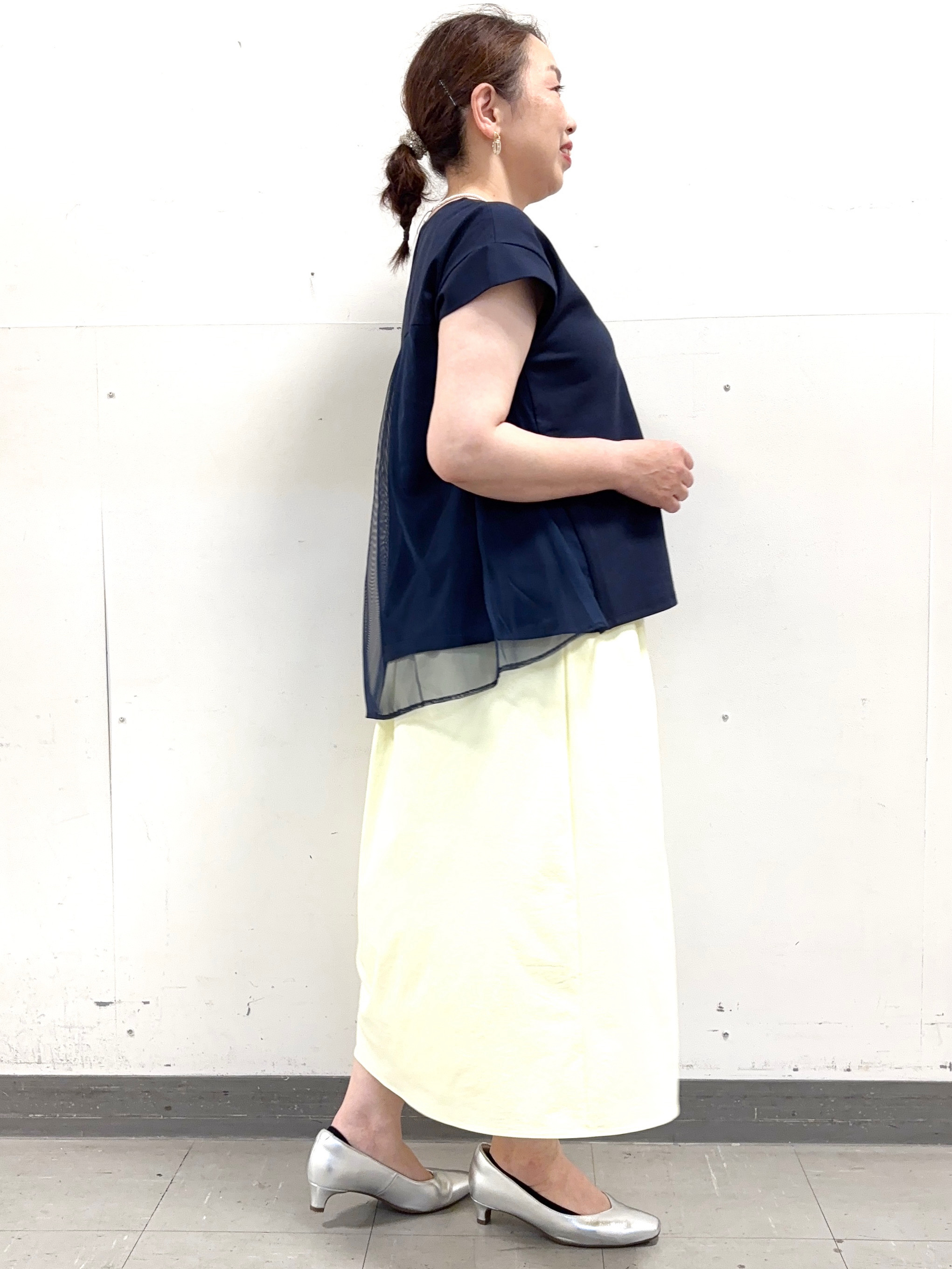 keiさんの「Reflect｜チュール&times;ジャージチュニックトップス」を使ったコーディネート