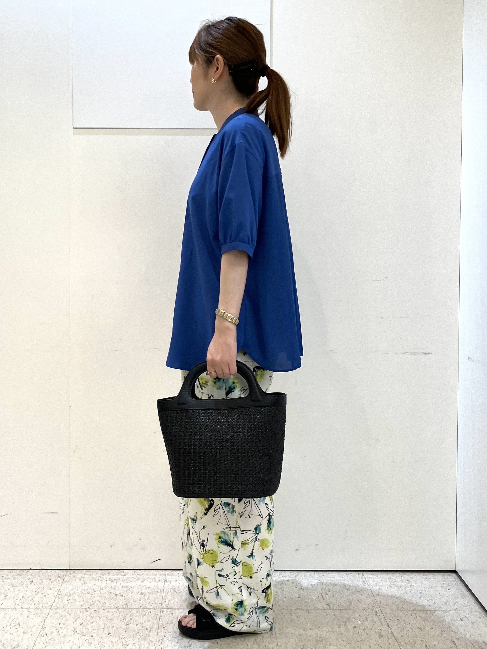 kozuさんの「Reflect｜【手洗い可】異素材ドッキングブラウス」を使ったコーディネート