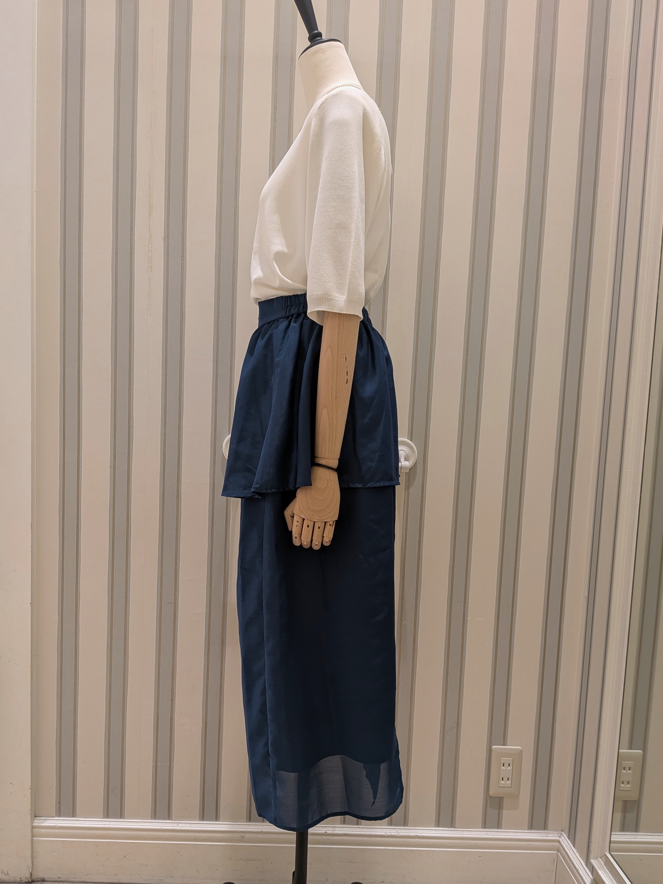 ちゃさんの「grove｜高評価！【洗える/名品】大人の透け感、シアーカーディガン」を使ったコーディネート