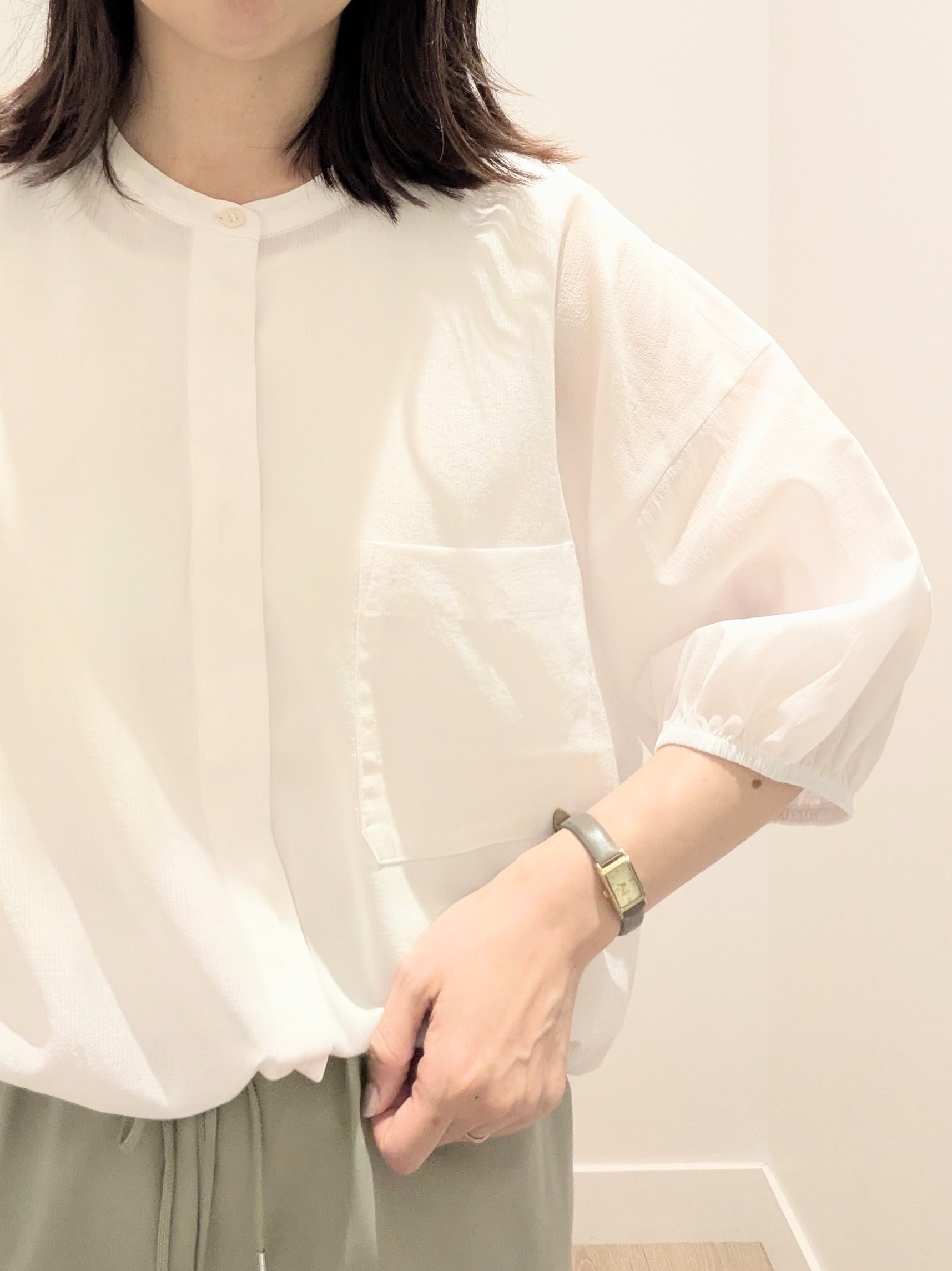 enさんの「Dessin｜【接触冷感/UVカット】イージードロストワイドパンツ」を使ったコーディネート